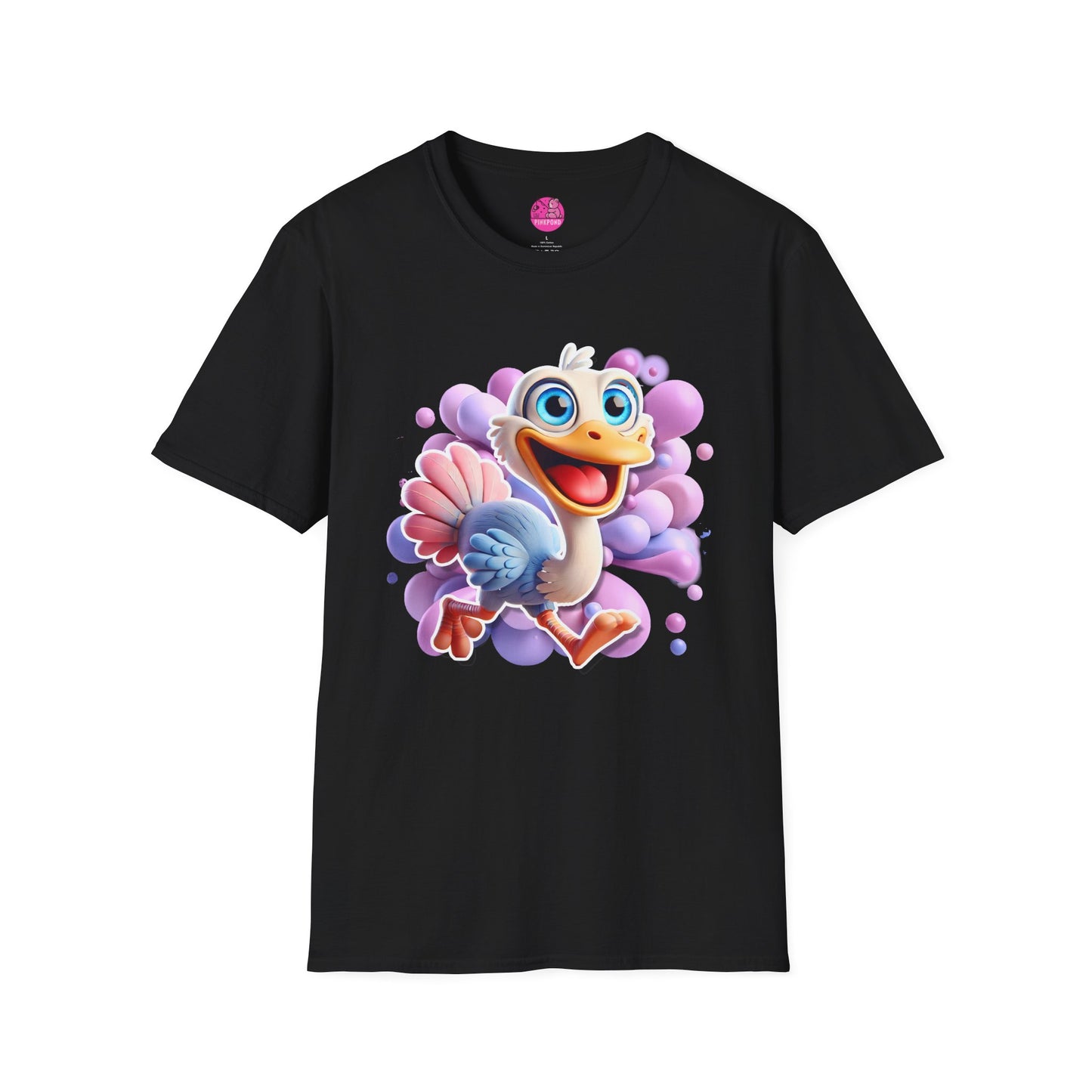 Osma the Ostrich T-Shirt – Speed, Smiles, and Sass!! - Unisex Softstyle Tee