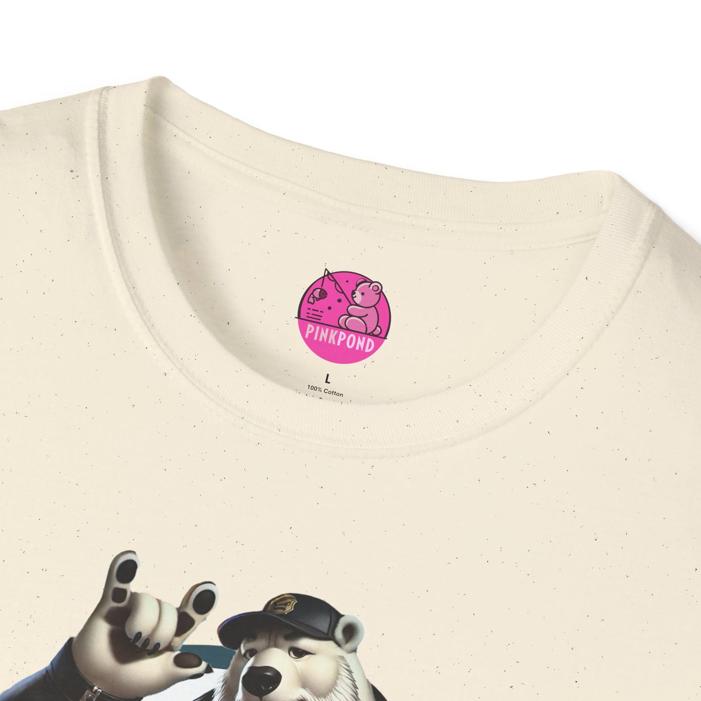 Artic Rebel Polar Bear Love Graphic Tee - ASL Love Sign