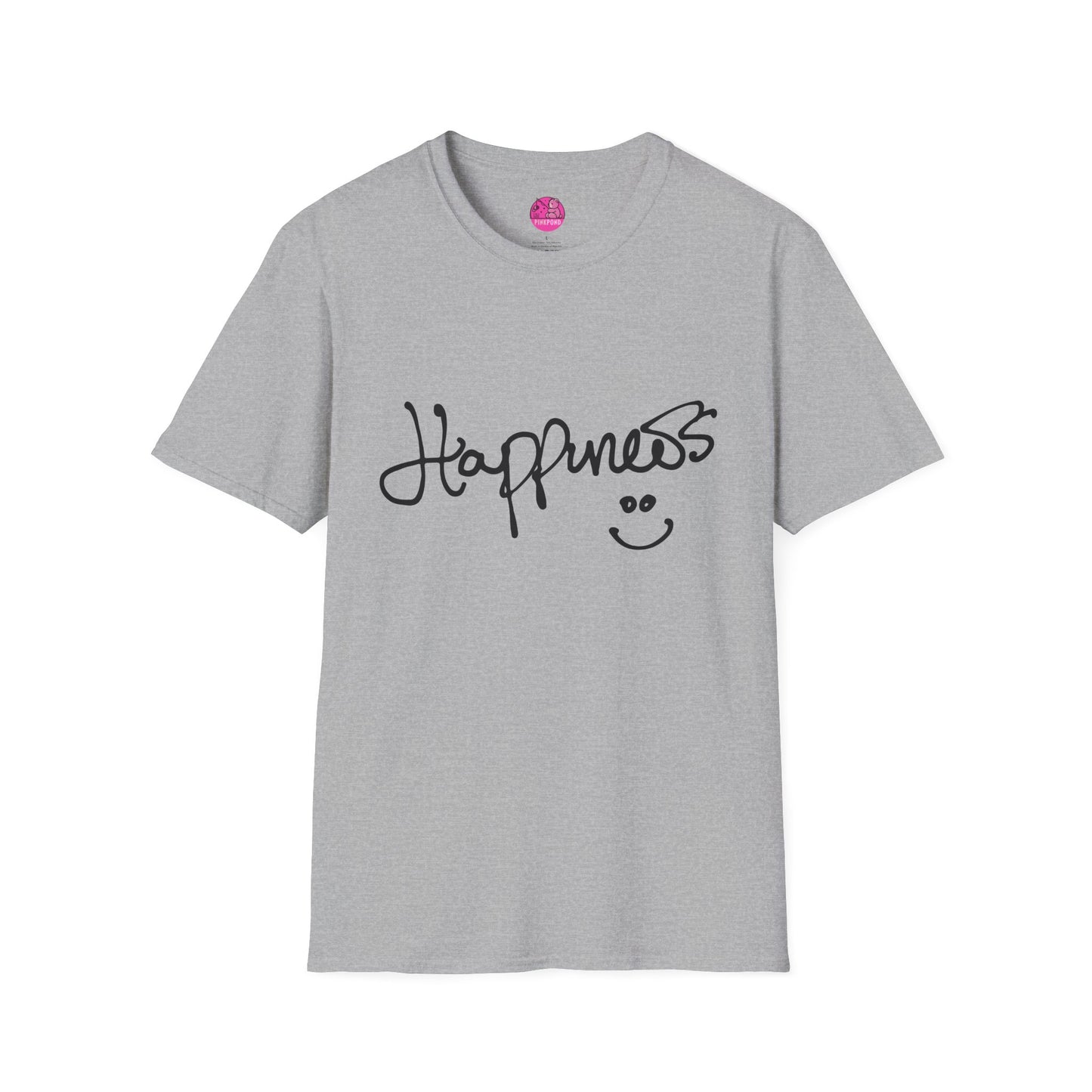 Happiness - Minimalist Positive Vibes T-Shirt