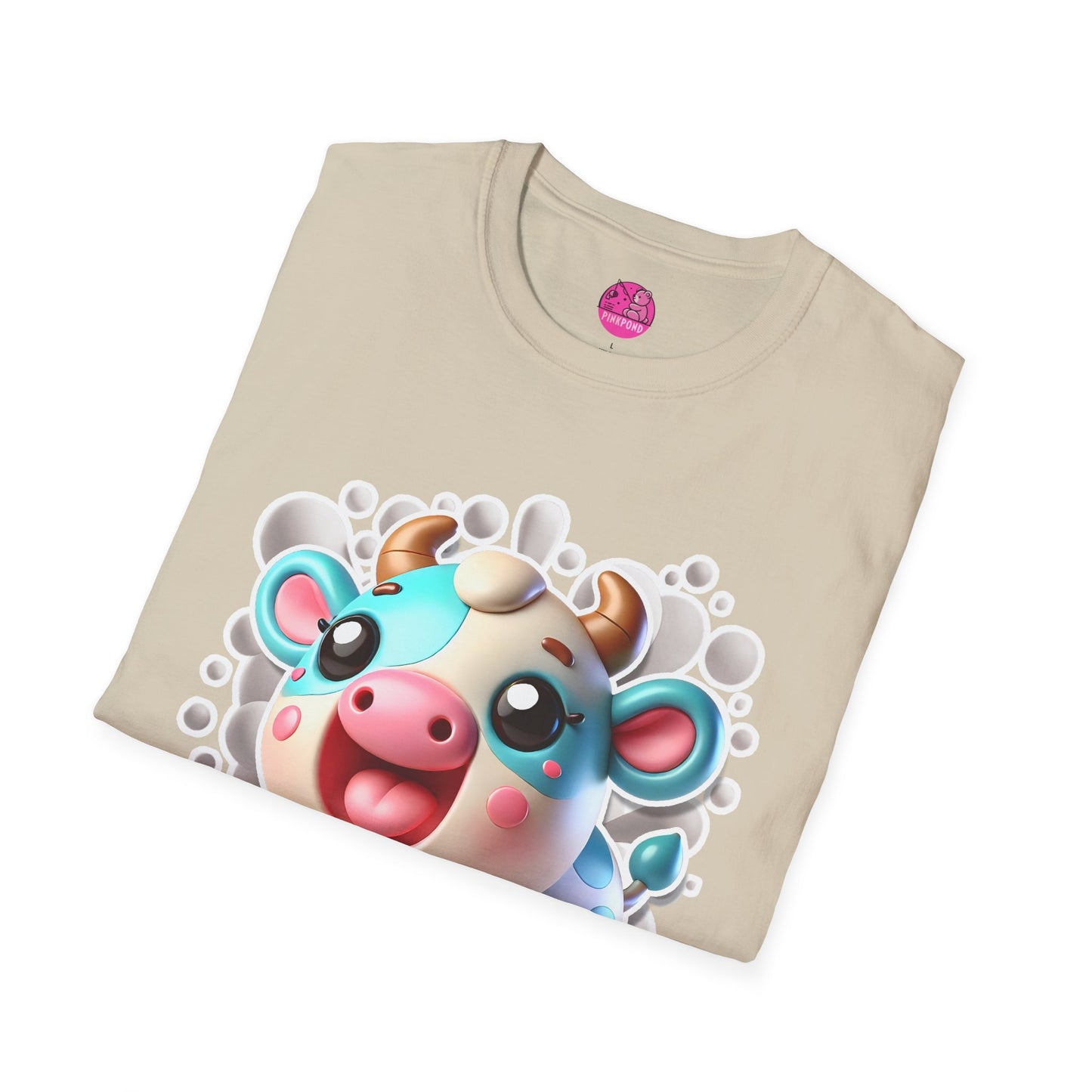 Carmen the Cow T-Shirt - Cute Farmyard Tee for Fun Fashion Fans