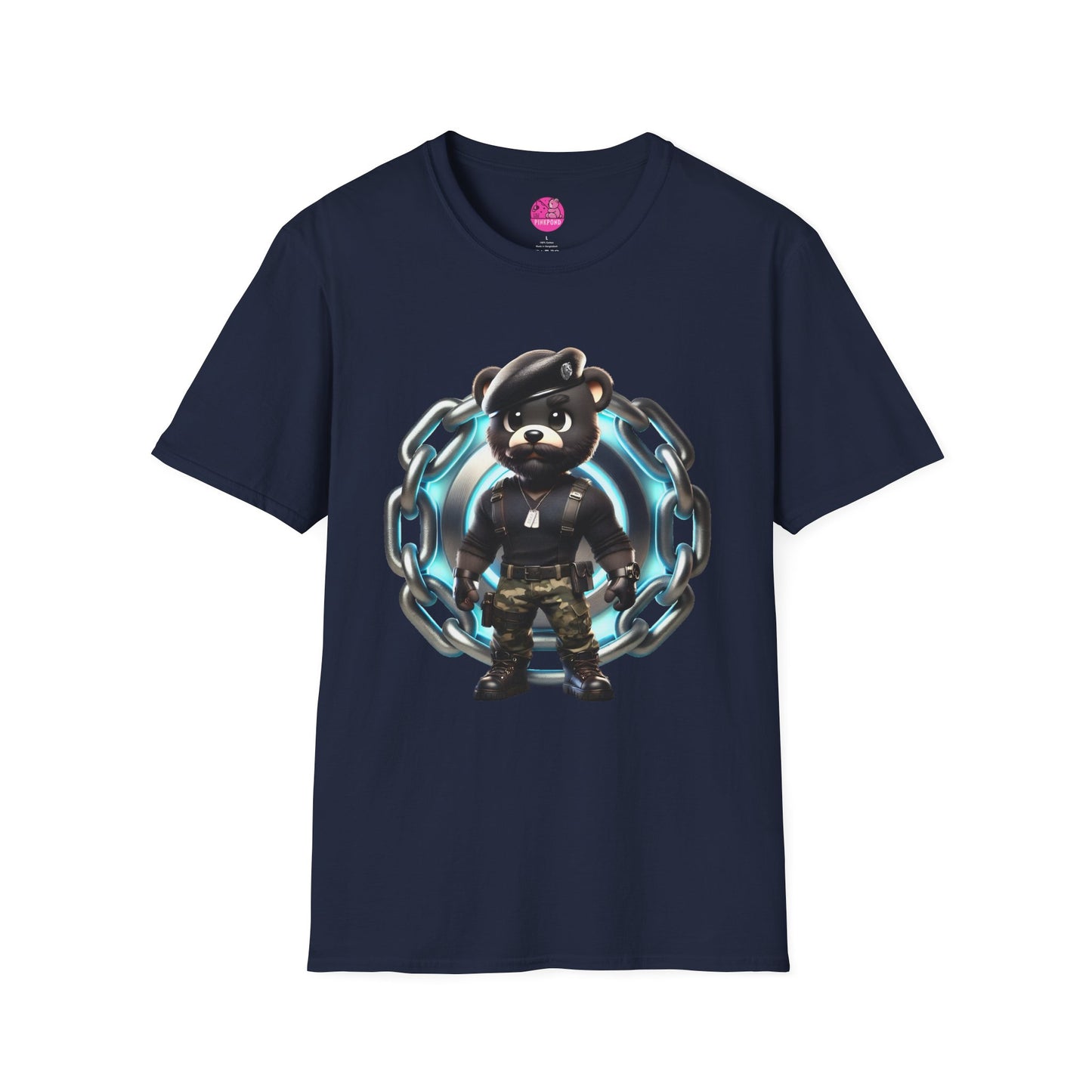 Colin the Combat Bear T-Shirt – Bold, Tactical, and Unstoppable