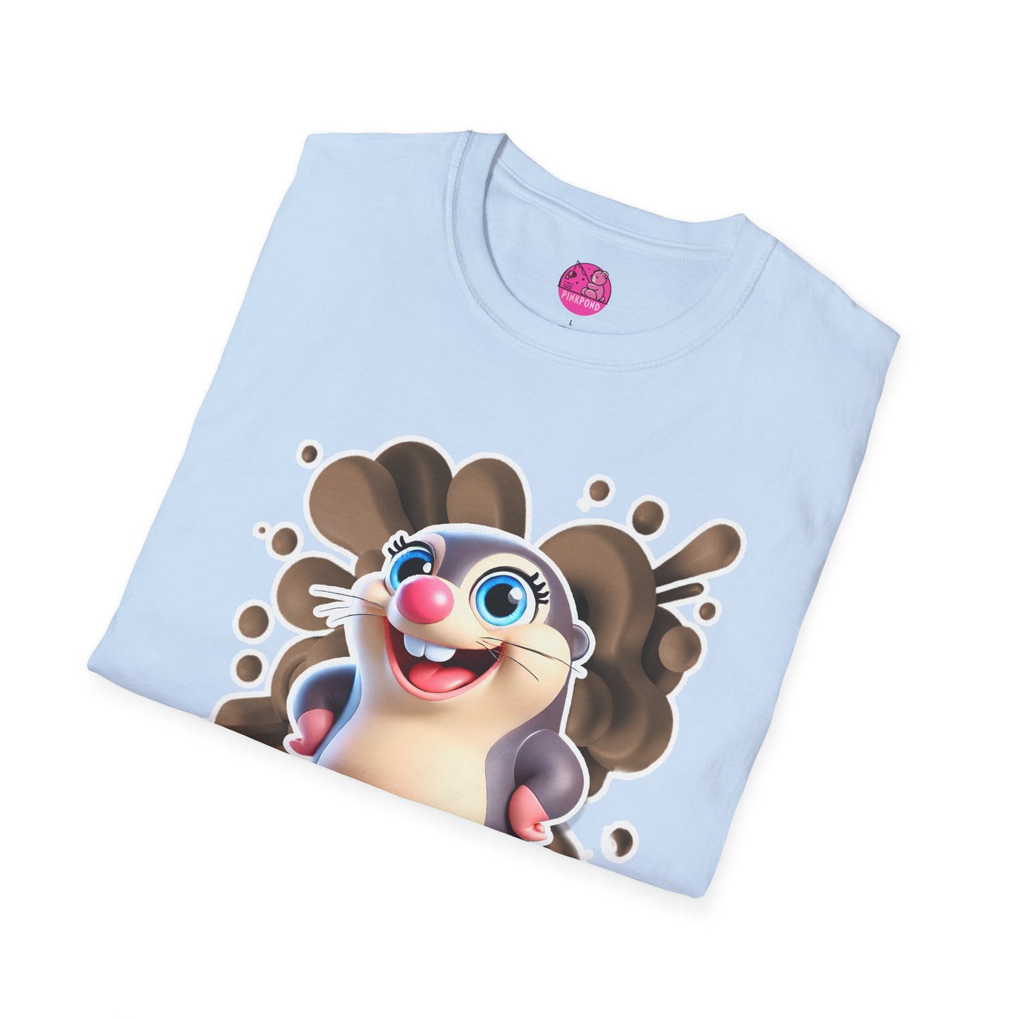 Millicent the Mole T-Shirt – Digging Up Fun in Style - Bold and Colorful Unisex Tee for Fun-Loving Fashion Fans