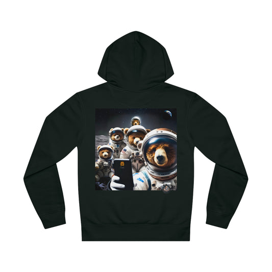 Mooning Bear Selfie Hoodie 🚀🐻 Out of this world… literally