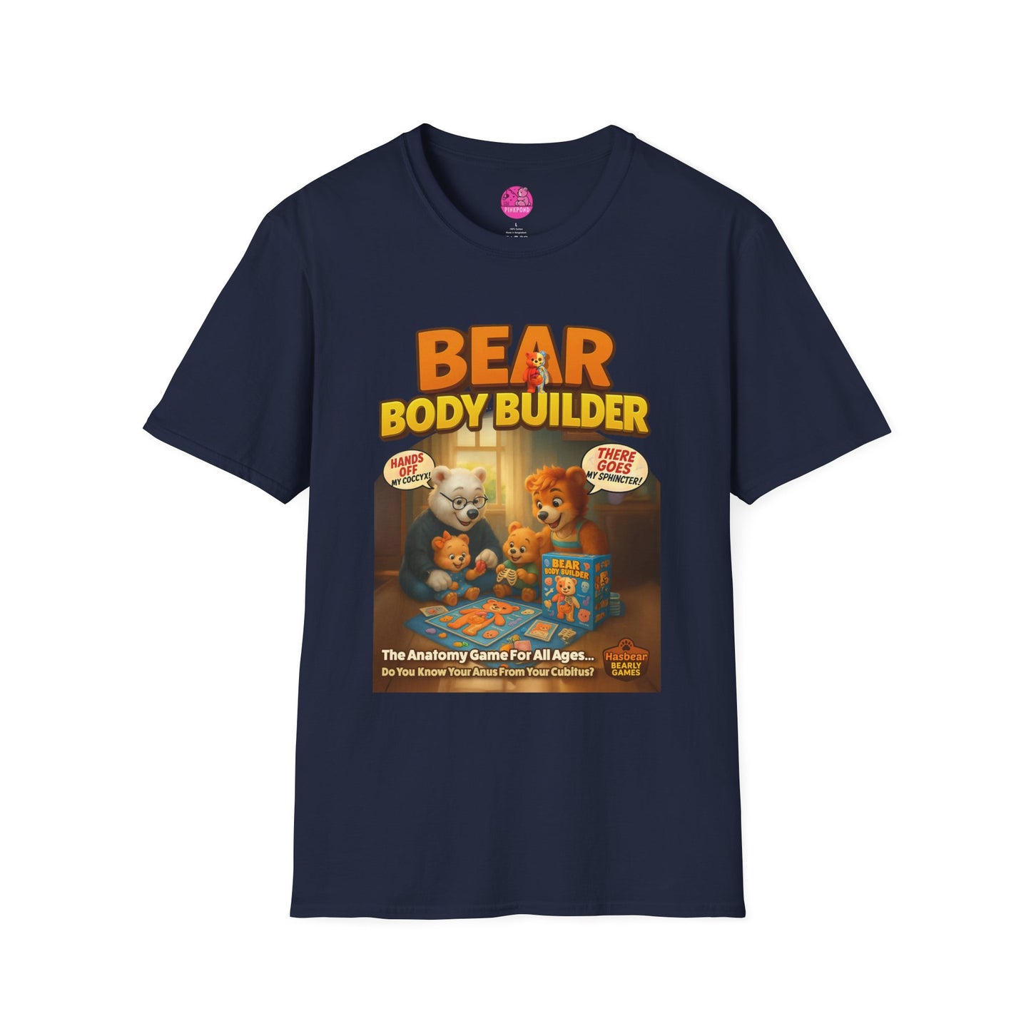 Bear Body Builder Parody Game Tee
