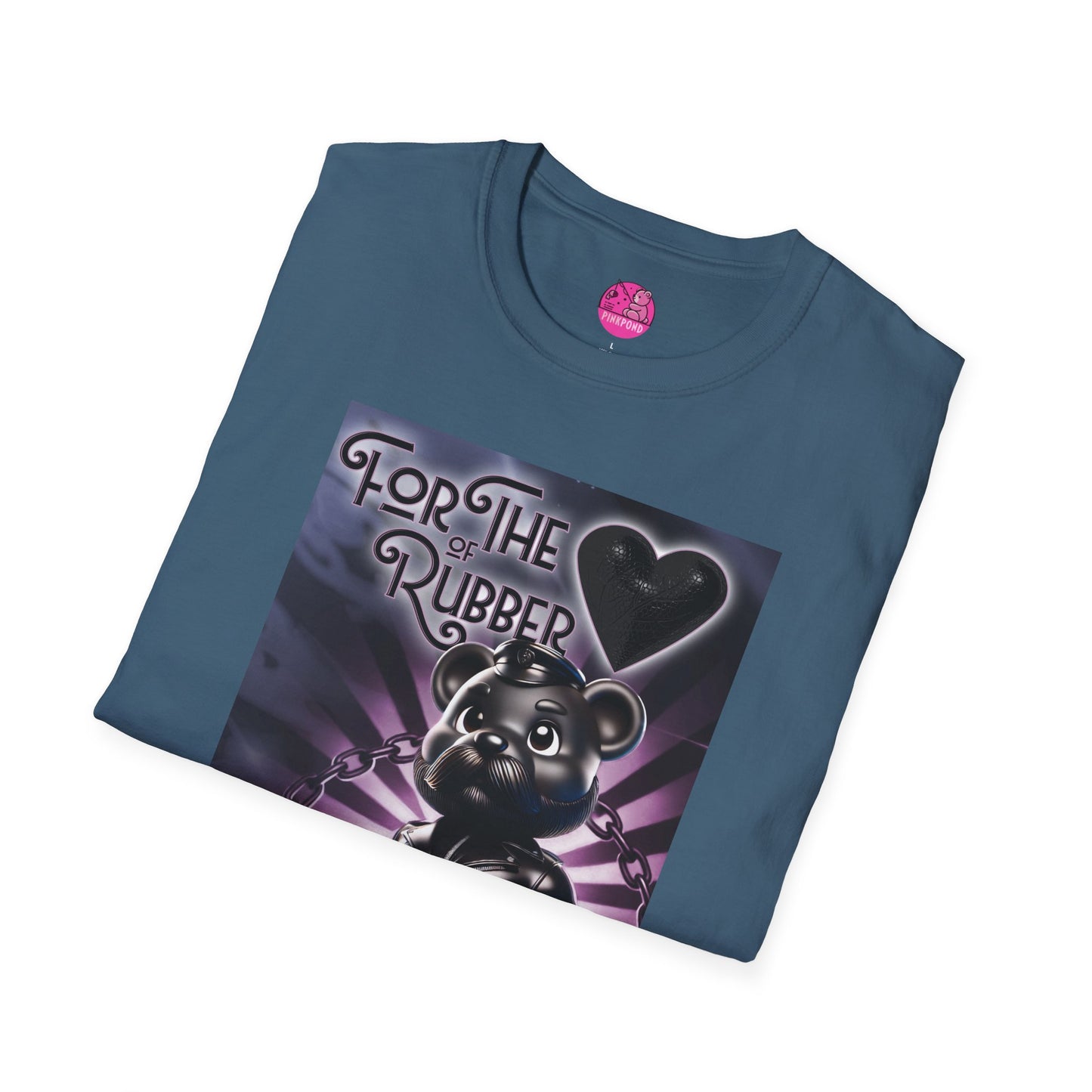 Rubber Bear” – Bold & Playful Tee 🖤🐻✨