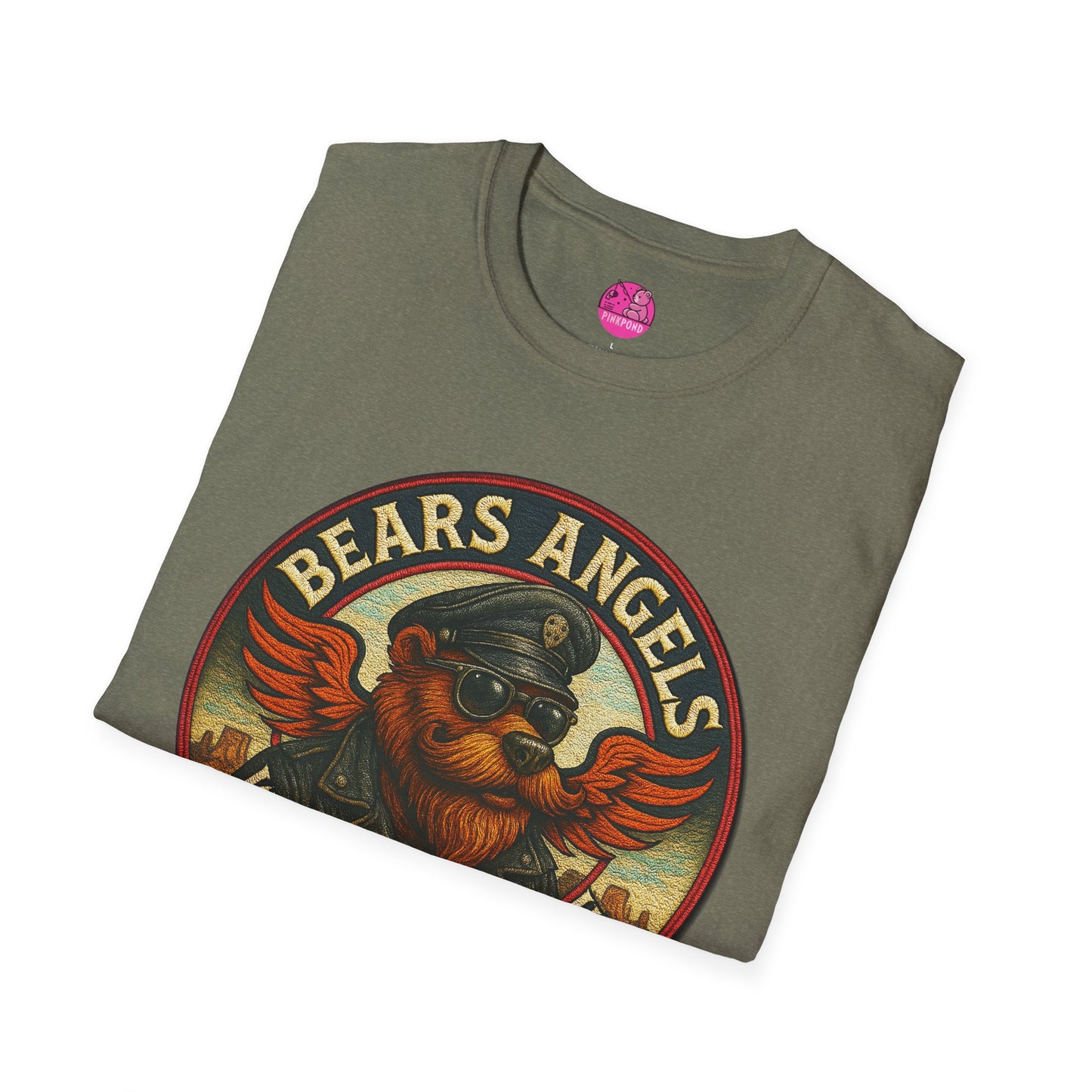 Biker Bears Angels Unisex T-Shirt - Where The Wild Ride Tee