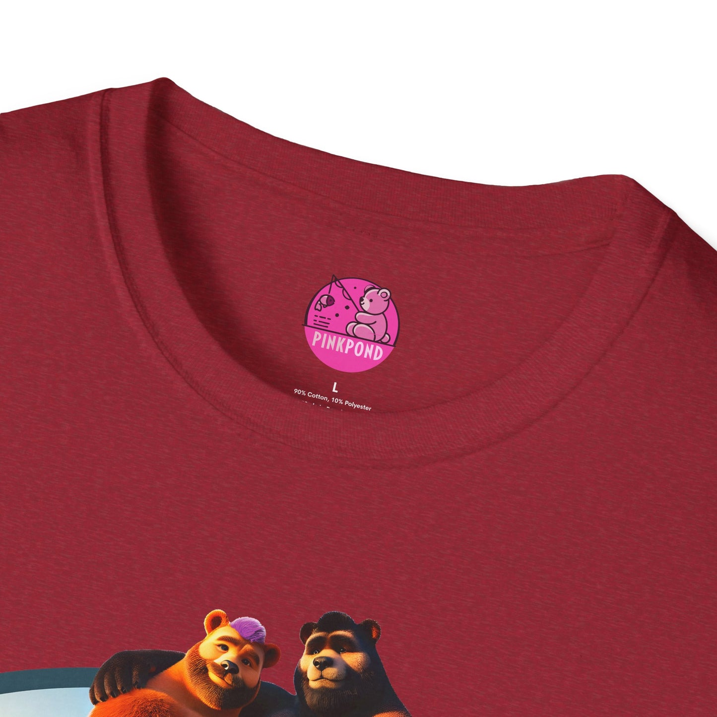 Beach Life Bears Unisex T-Shirt - Mikey & Max Tee by PinkPond