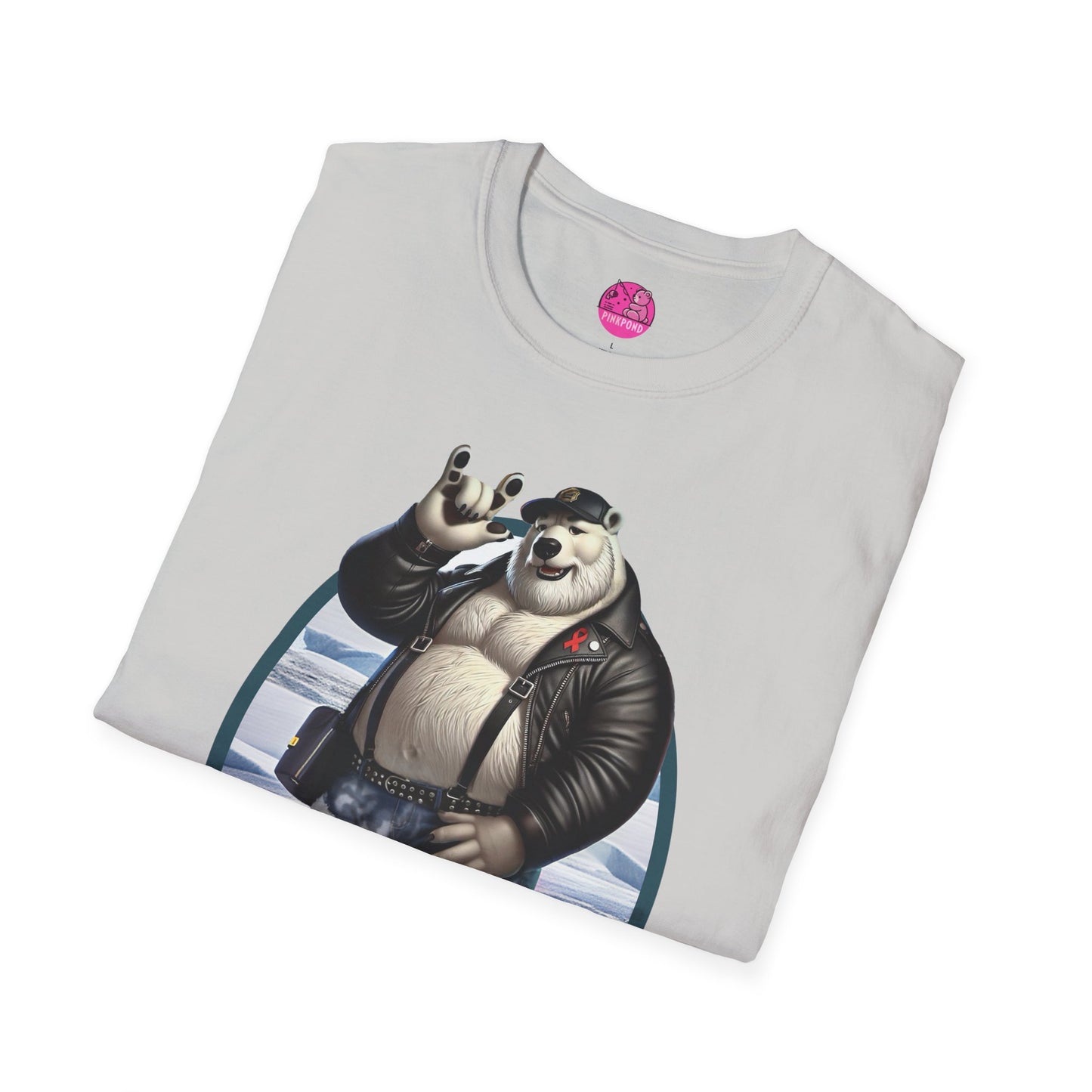 Artic Rebel Polar Bear Love Graphic Tee - ASL Love Sign
