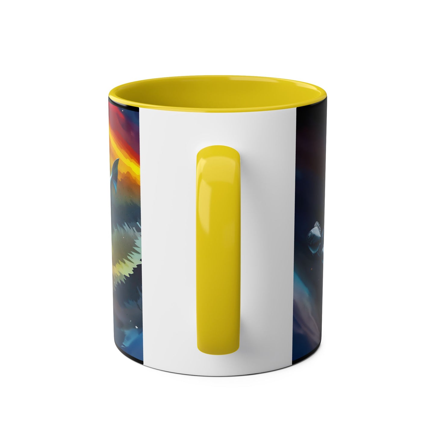 Celestial Whale Adventure Mug - Cosmic Whale Coffee Cup