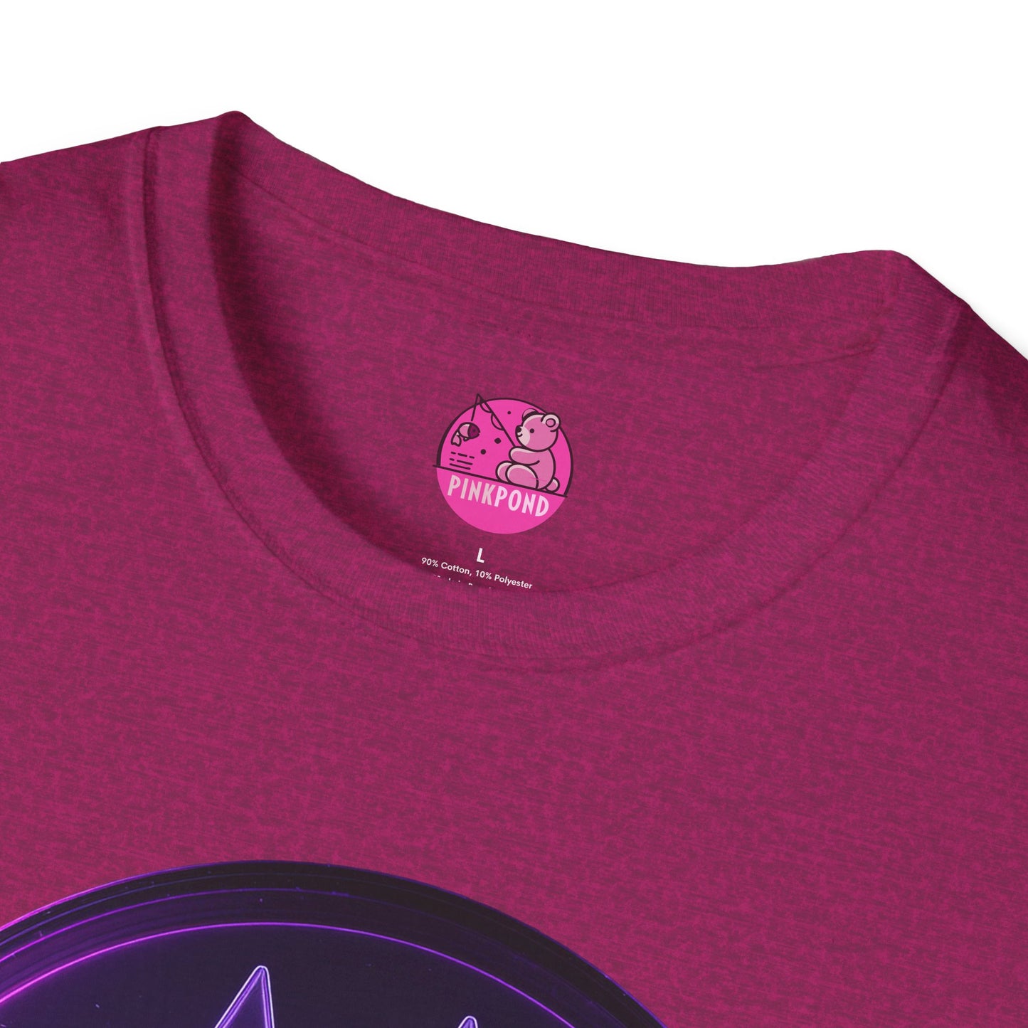 Neon Paw Power T-Shirt - Retro-Futuristic Animal Lover Tee