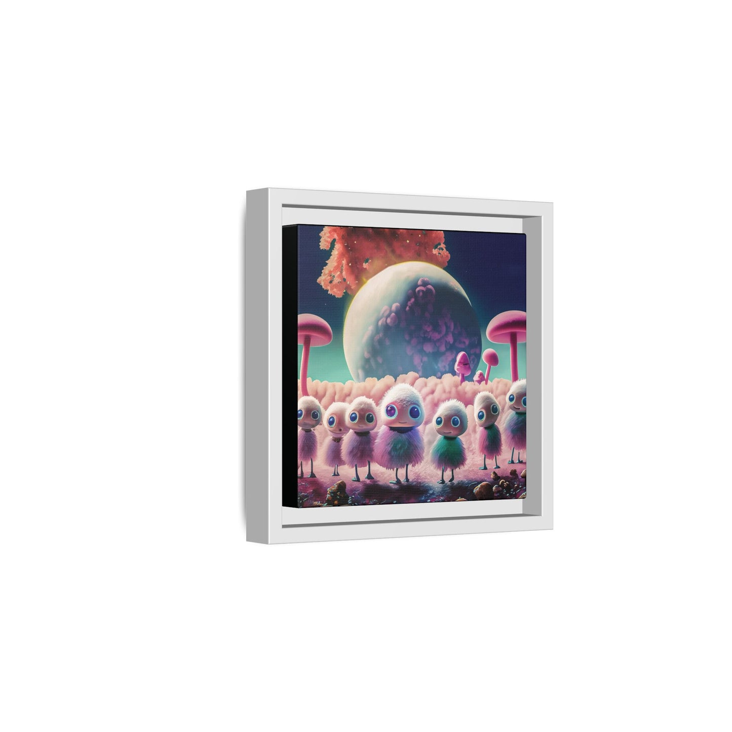 “"Keep smiling," whispered Axlar. "We can eat them later." – Fine Art Canvas Print By Andrew McCarter