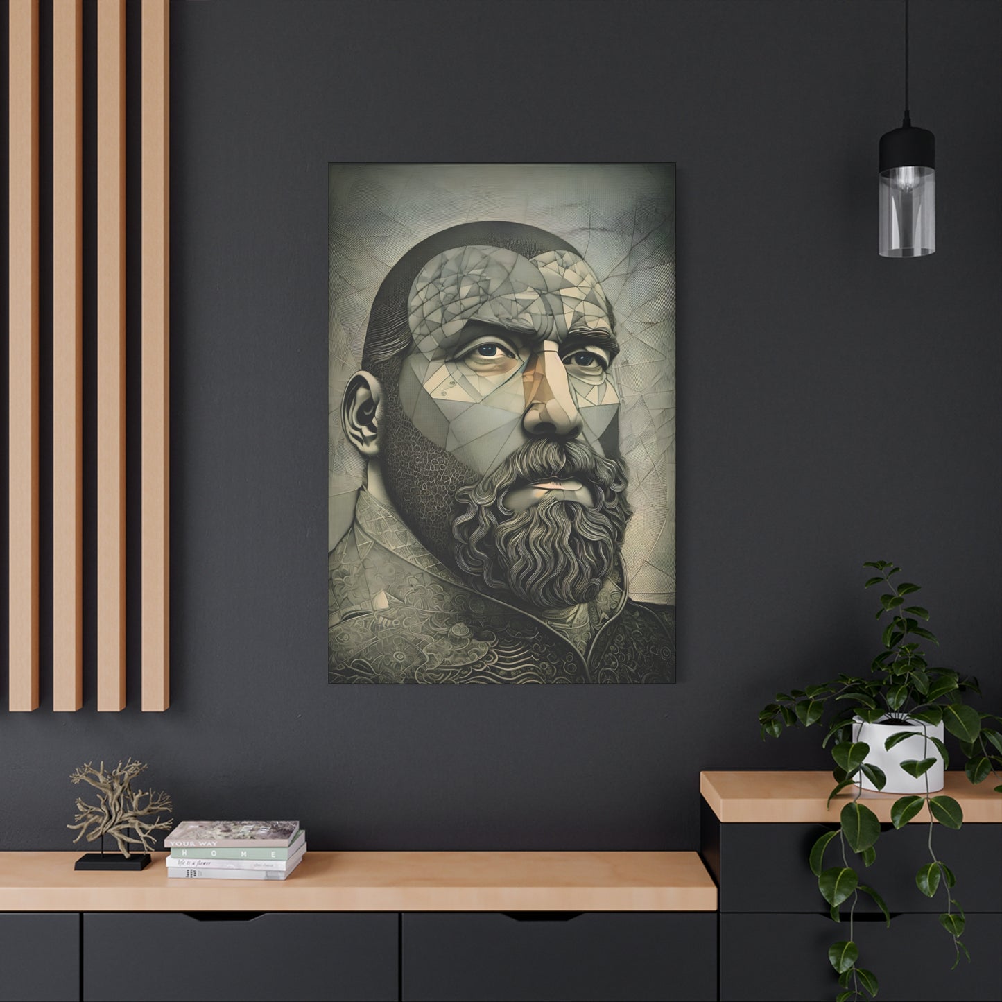 Fractured Peace - Fine Art Print by Andrew McCarter adapted from a drawing by David Lake