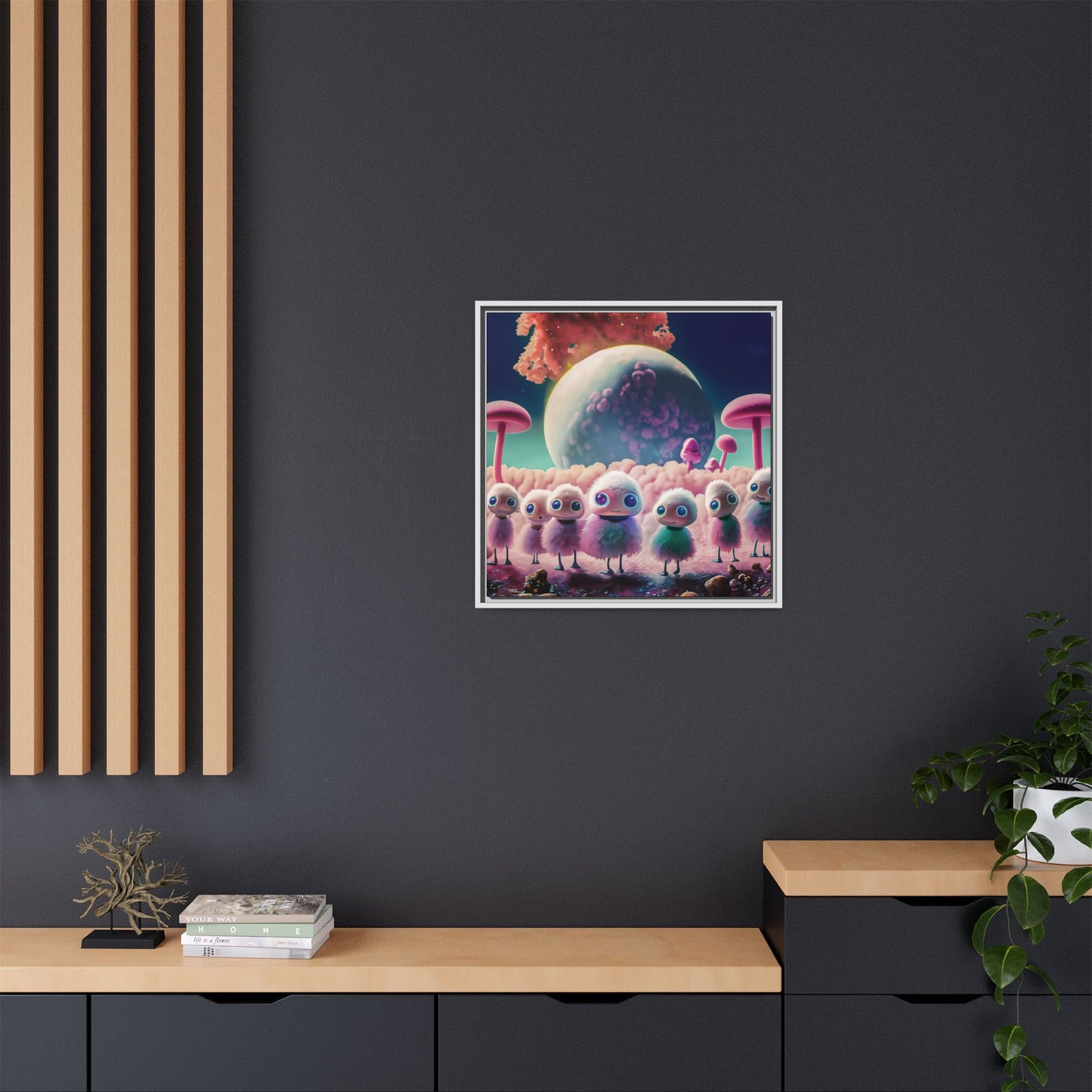 “"Keep smiling," whispered Axlar. "We can eat them later." – Fine Art Canvas Print By Andrew McCarter
