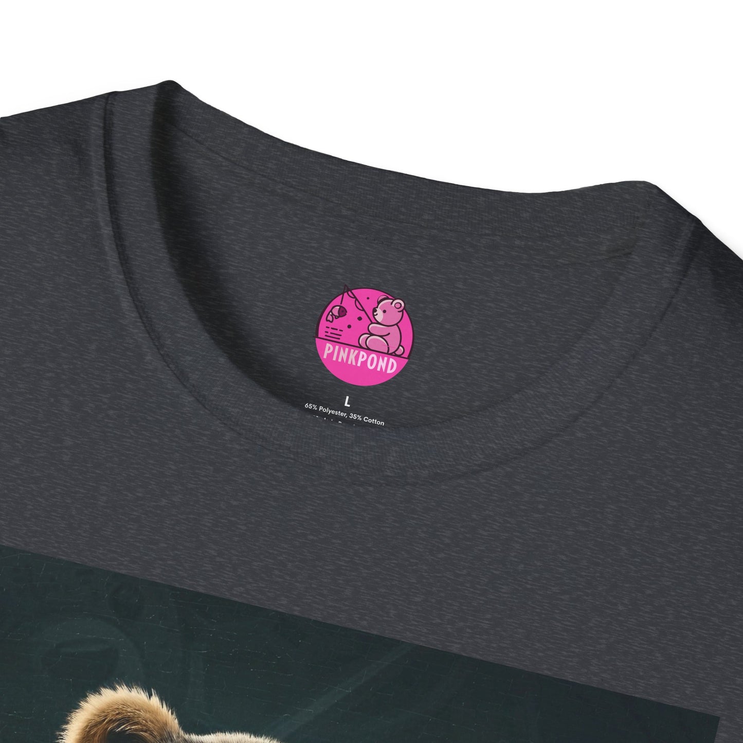 Boss Bear Graphic Tee - Unisex Softstyle T-Shirt for Power Players
