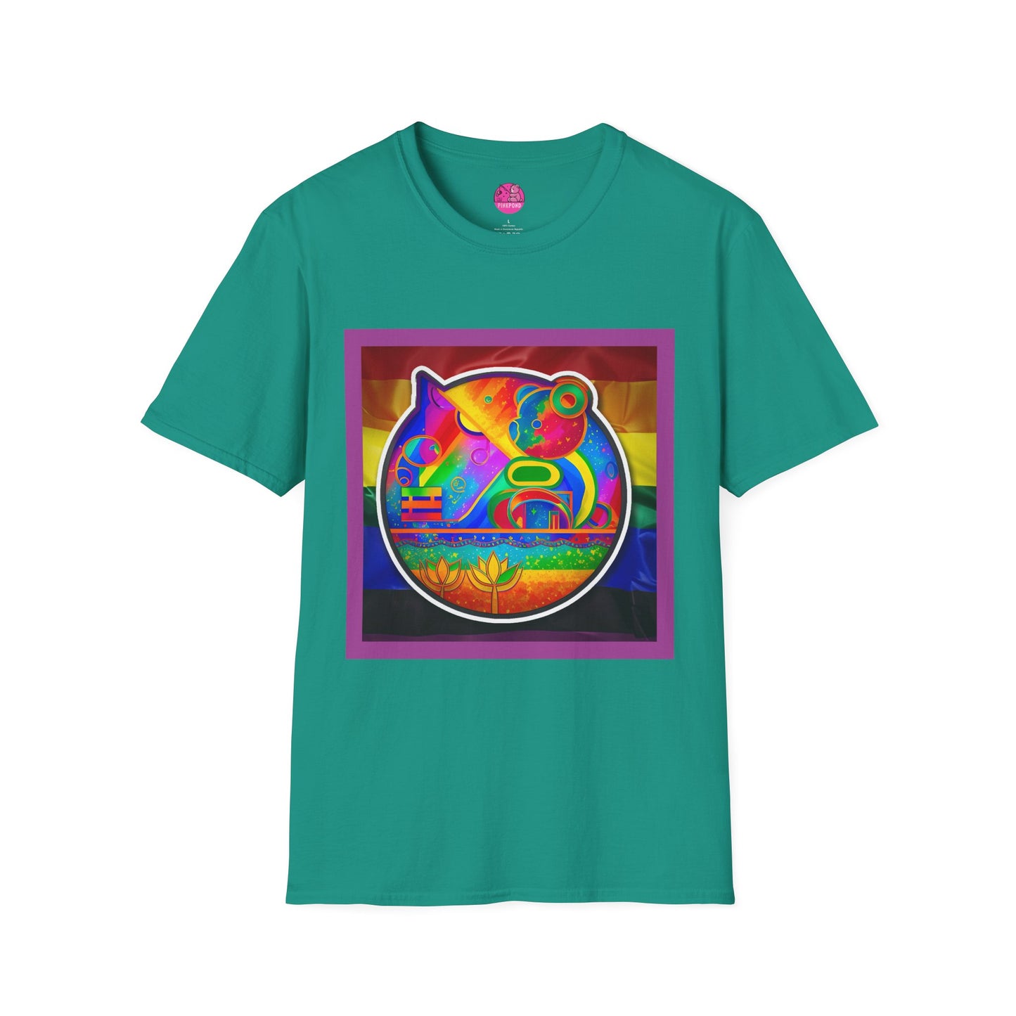 Abstract Bear Pride T-Shirt
