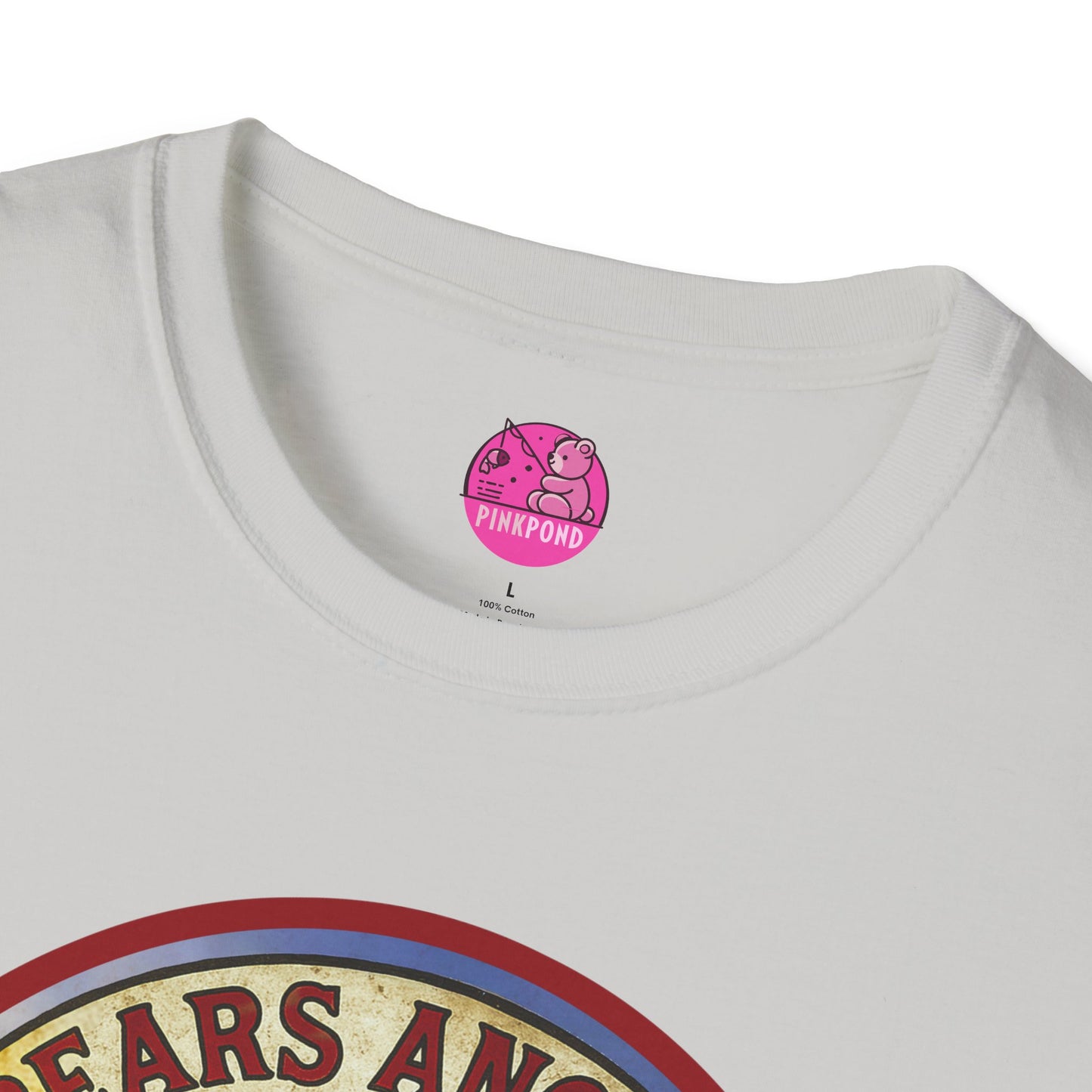 Biker Bear T-Shirt - Bears Angels Roundel, Ride With Pride
