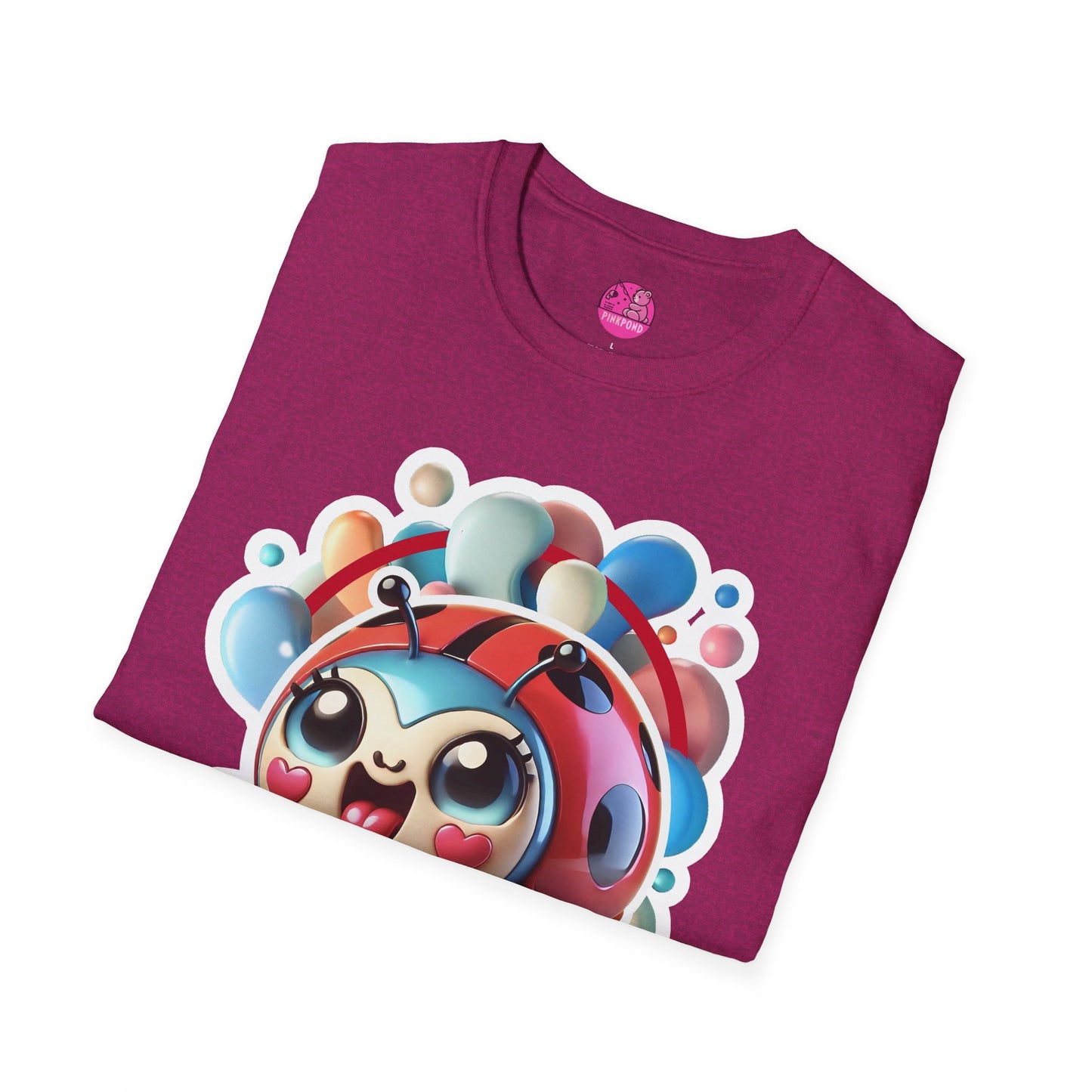 Leticia Ladybird Tee – Sweet, Stylish & Full of Charm!  T-Shirt - Unisex Tee for Fun-Lovers 🐞✨