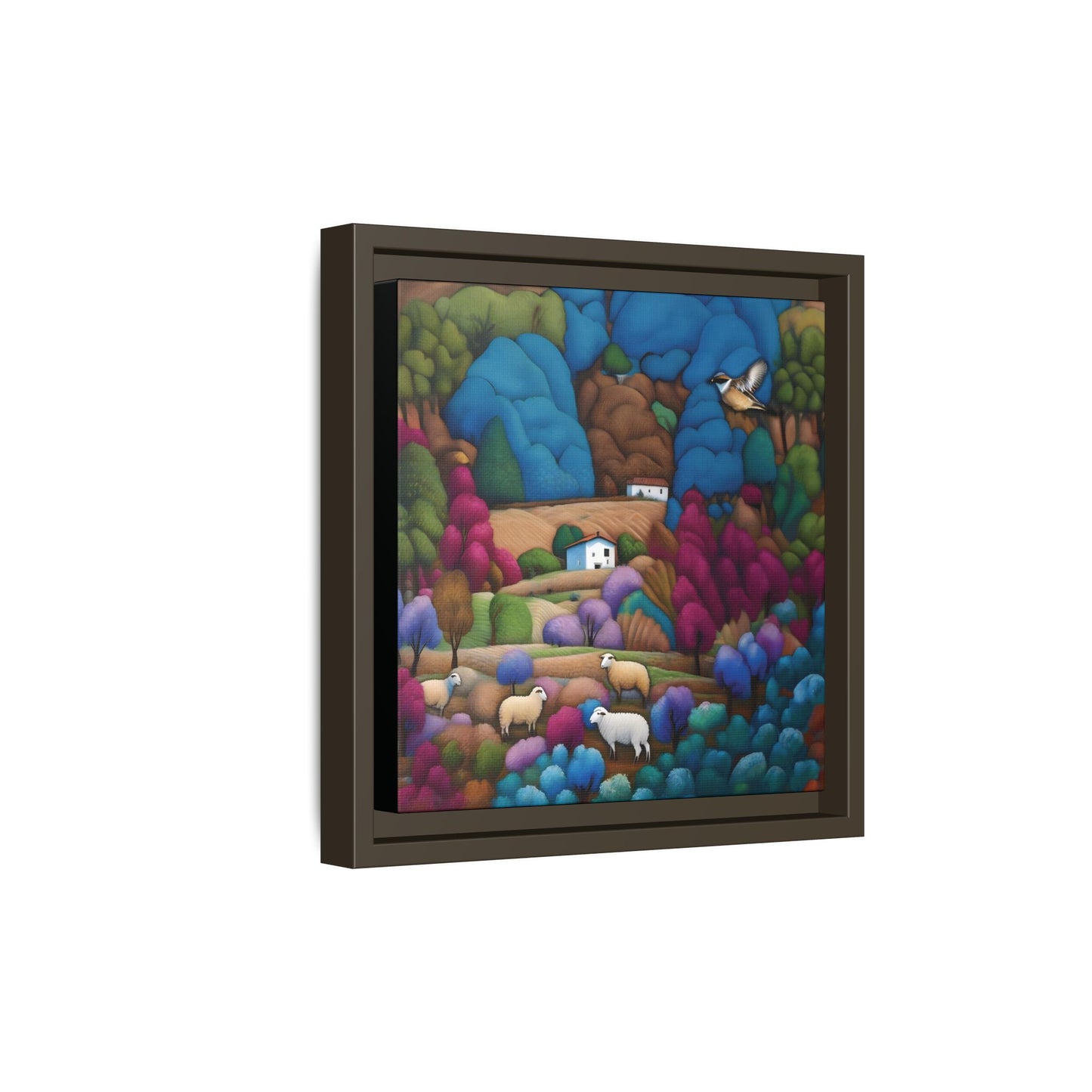 The Painted Valley Canvas Print by Andrew McCarter