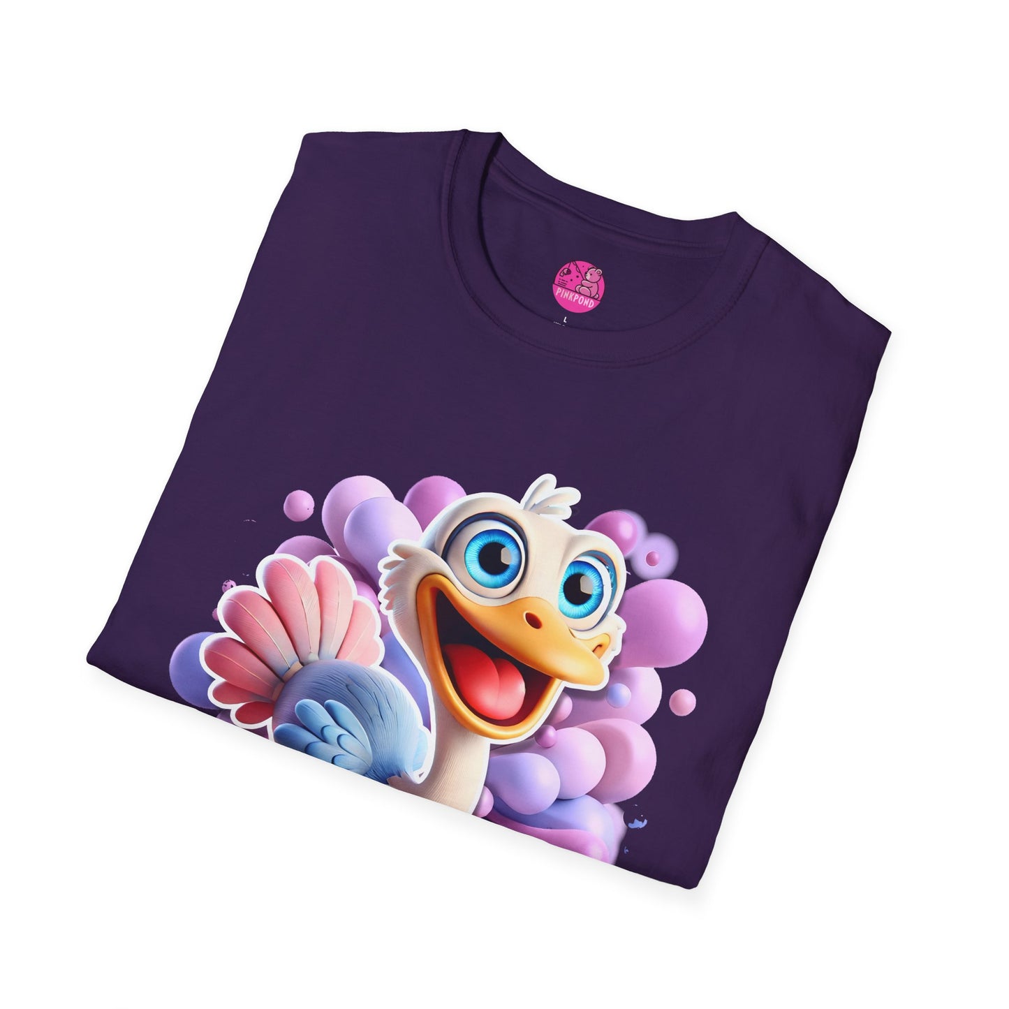 Osma the Ostrich T-Shirt – Speed, Smiles, and Sass!! - Unisex Softstyle Tee