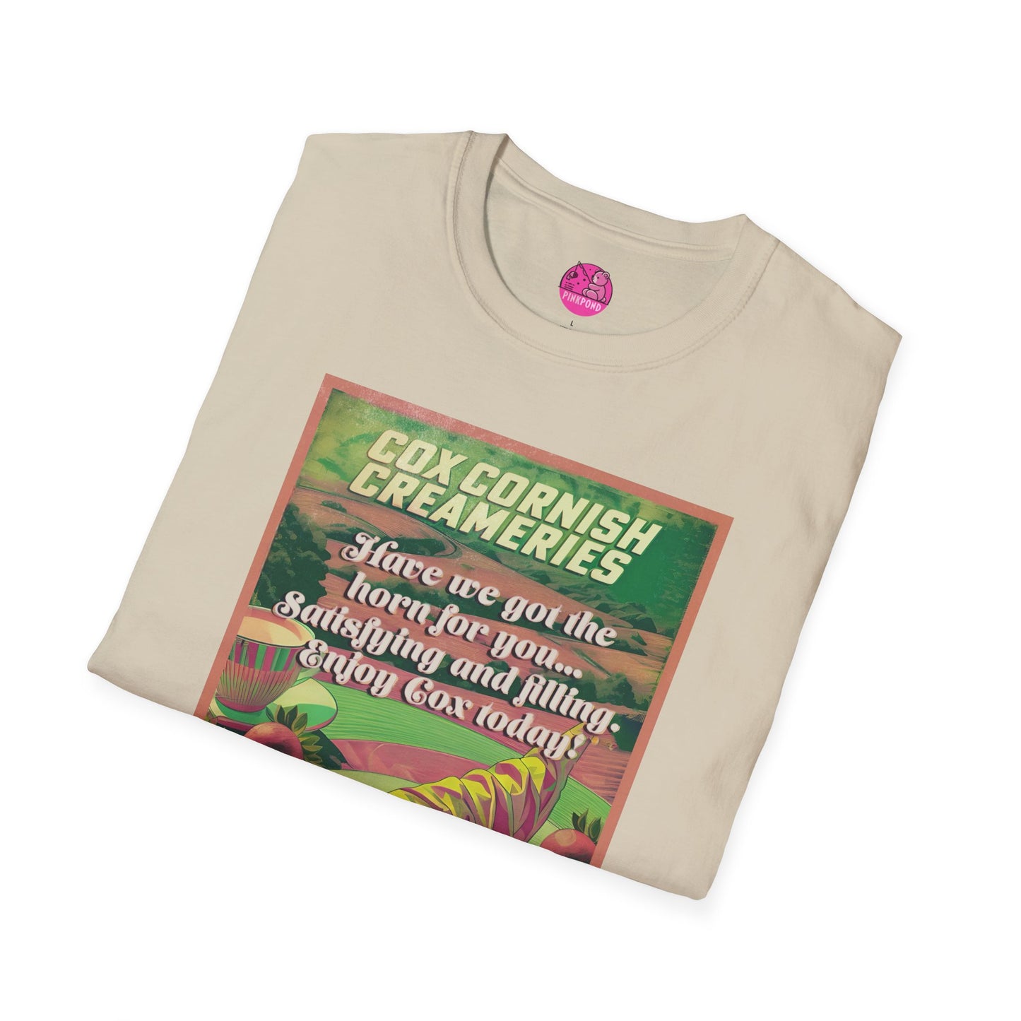 Saucy Vintage Cox Creameries - Satisfy Your Cravings T-Shirt