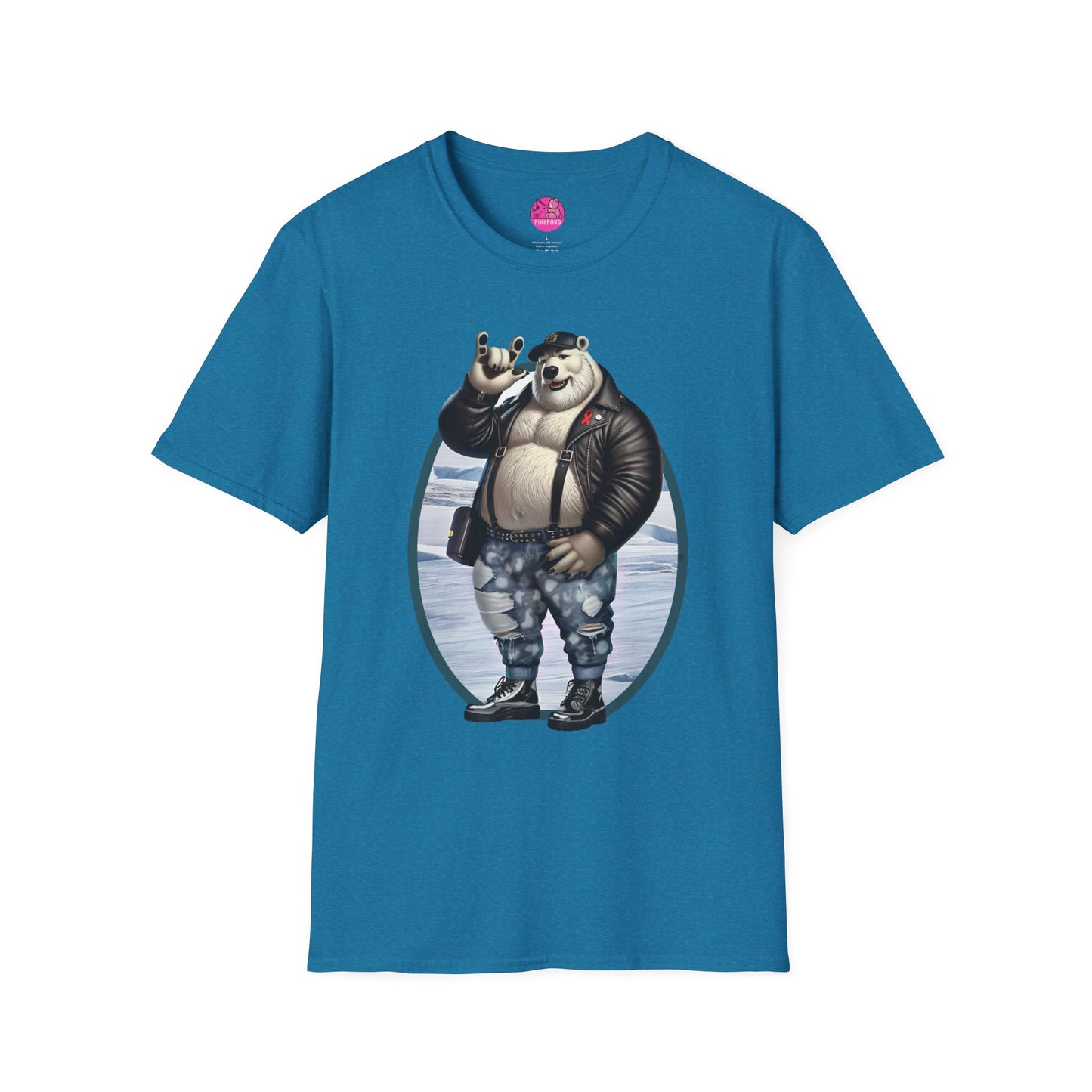Artic Rebel Polar Bear Love Graphic Tee - ASL Love Sign
