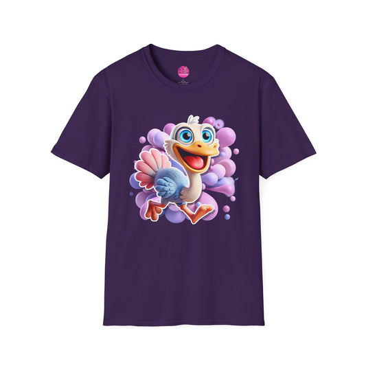 Osma the Ostrich T-Shirt – Speed, Smiles, and Sass!! - Unisex Softstyle Tee