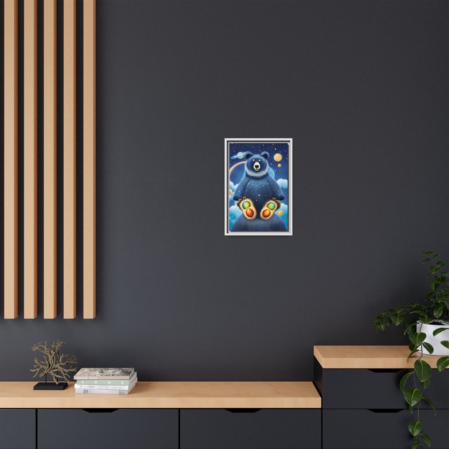 'Cosmic Pawprints' by Andrew McCarter - Canvas Art