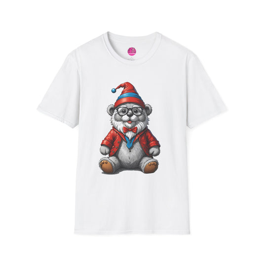 Bear Gnome Unisex T-Shirt - Fun Swiss Gnome Design for Bear Fans
