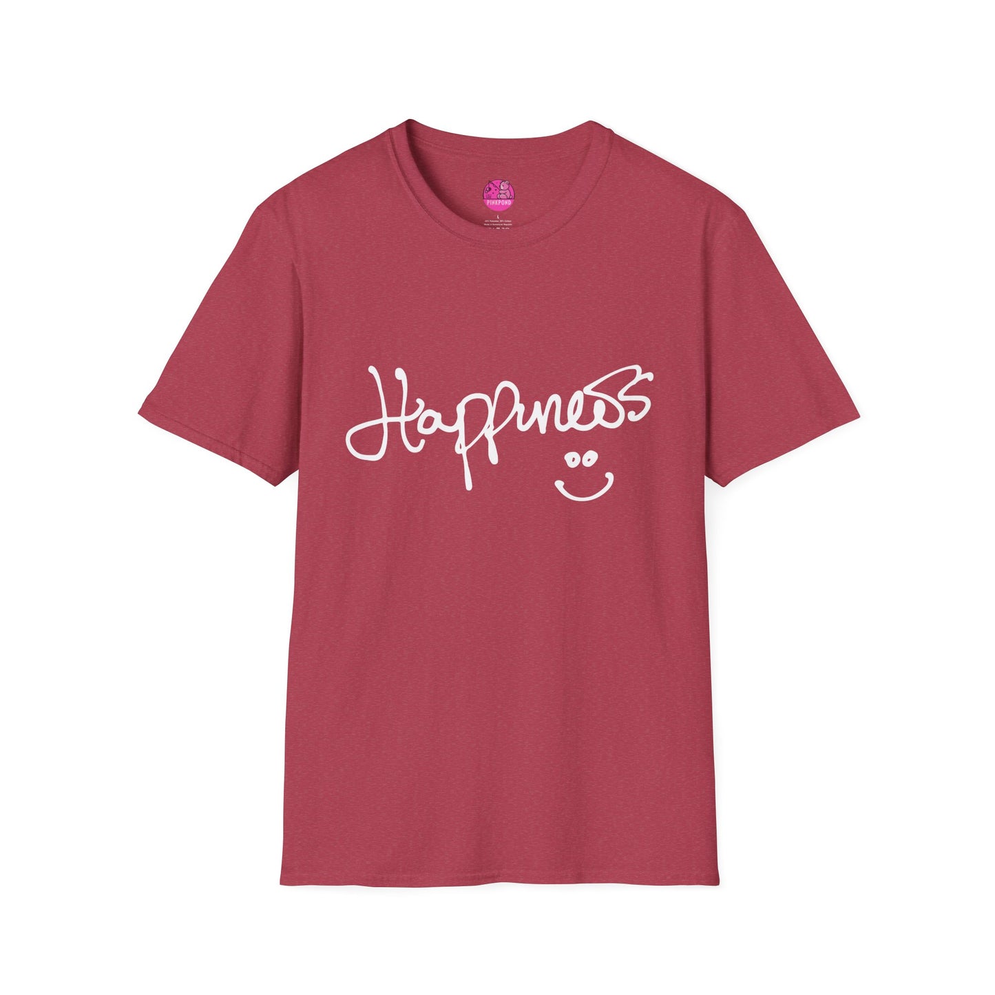 Happiness - Minimalist Positive Vibes T-Shirt