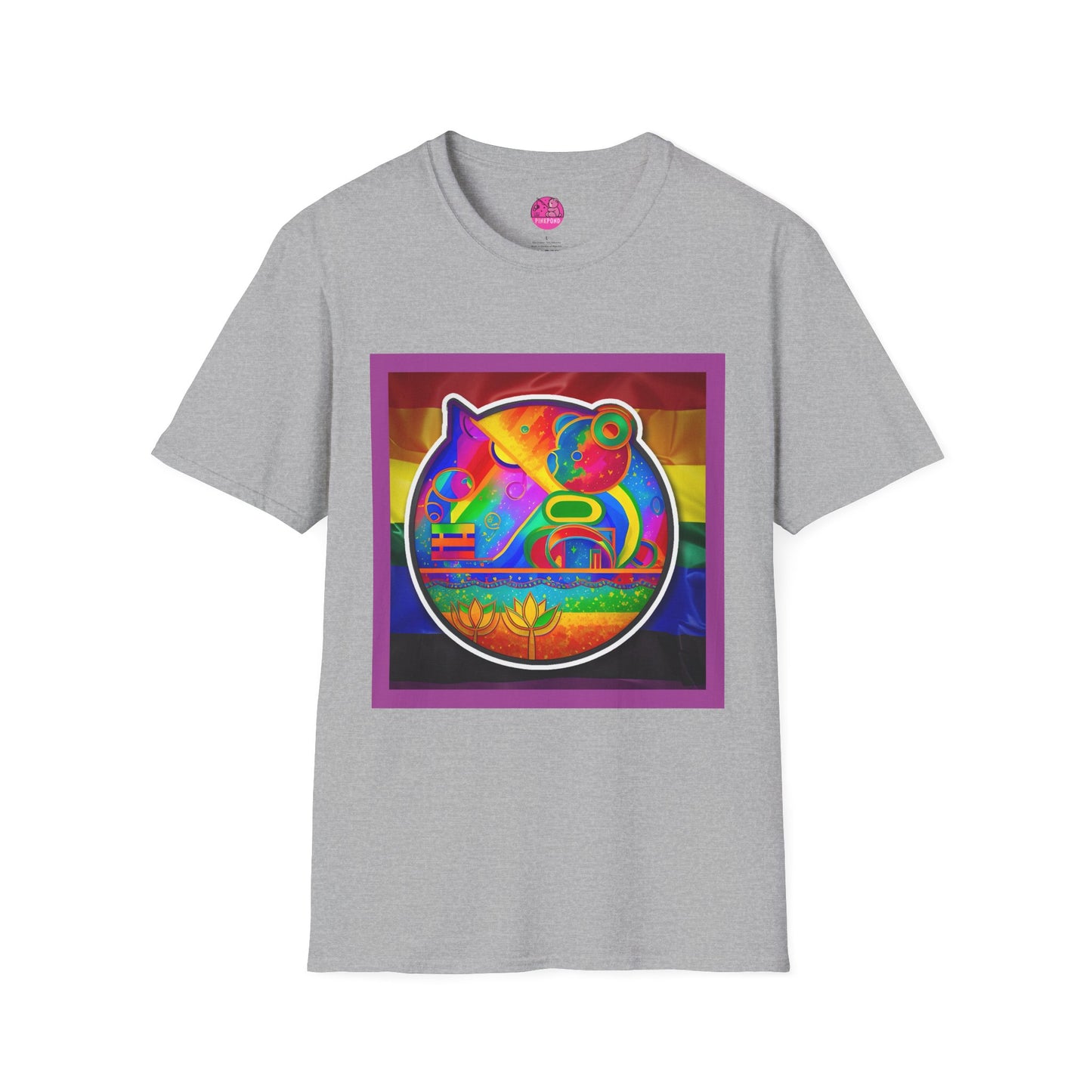 Abstract Bear Pride T-Shirt
