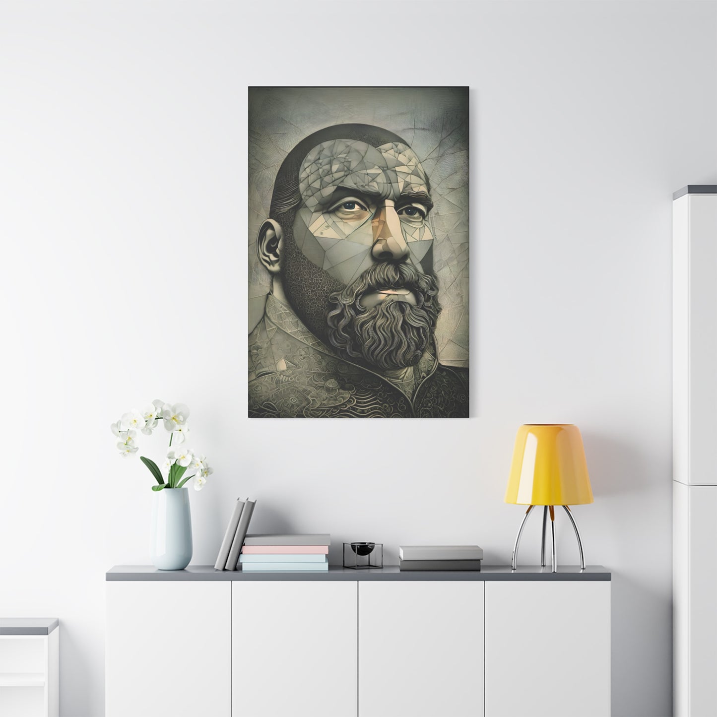 Fractured Peace - Fine Art Print by Andrew McCarter adapted from a drawing by David Lake
