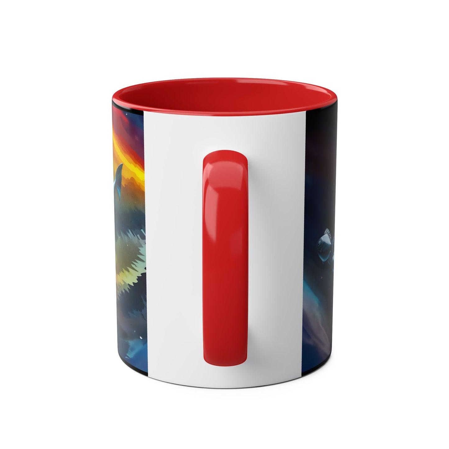 Celestial Whale Adventure Mug - Cosmic Whale Coffee Cup