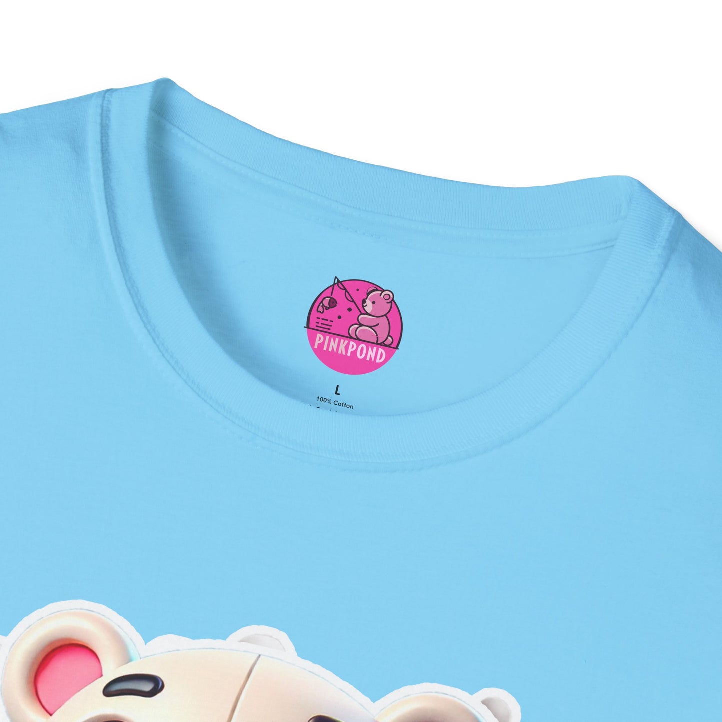 Pepe the Polar Bear T-Shirt - The Coolest Bear Around | Unisex Softstyle Tee