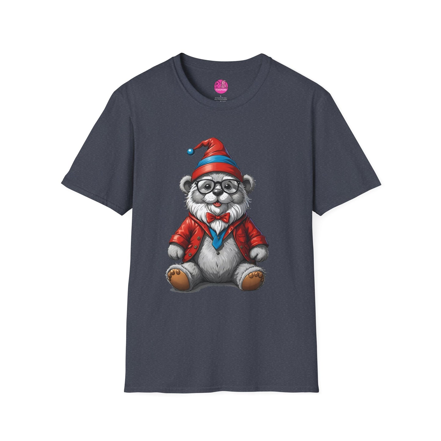 Bear Gnome Unisex T-Shirt - Fun Swiss Gnome Design for Bear Fans