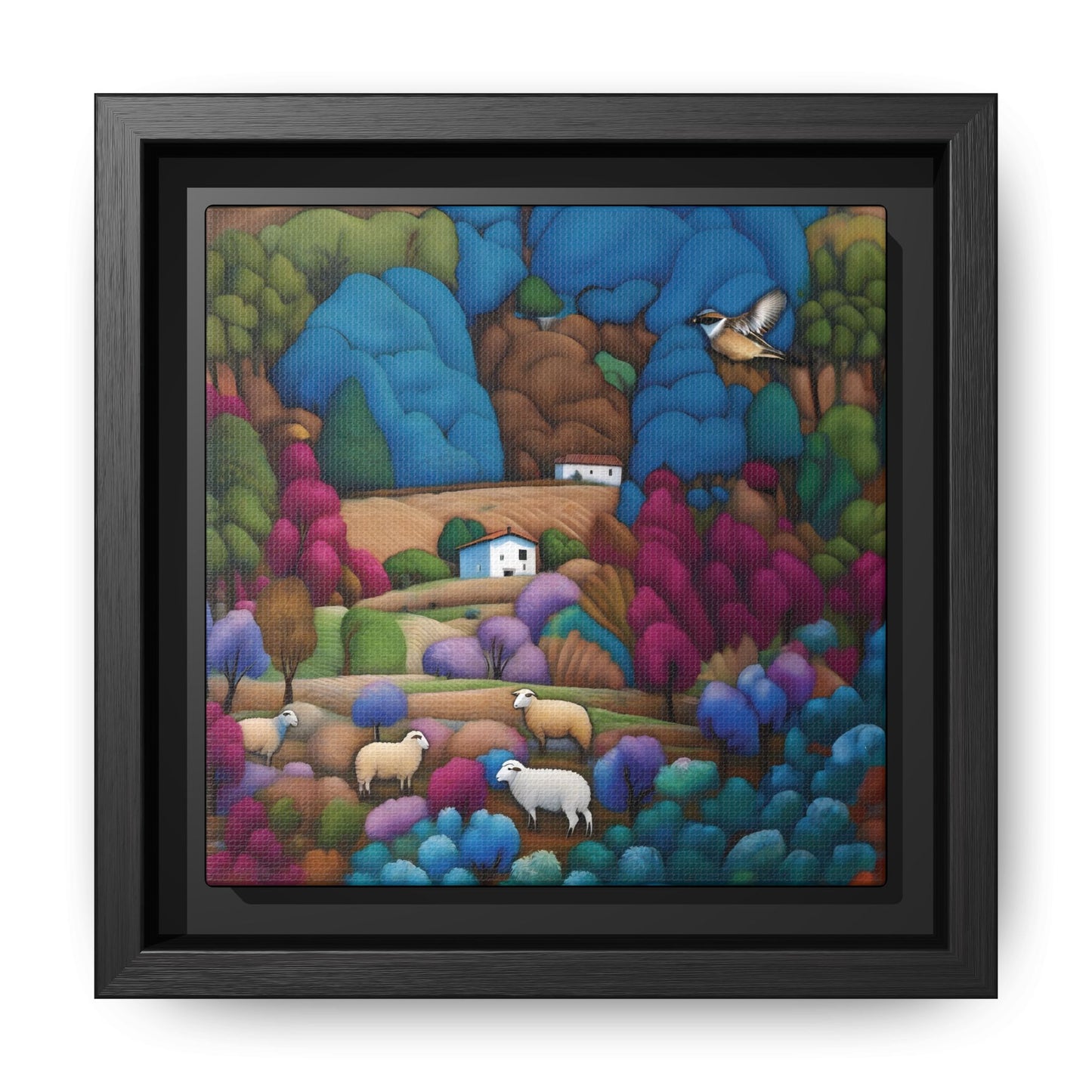The Painted Valley Canvas Print by Andrew McCarter