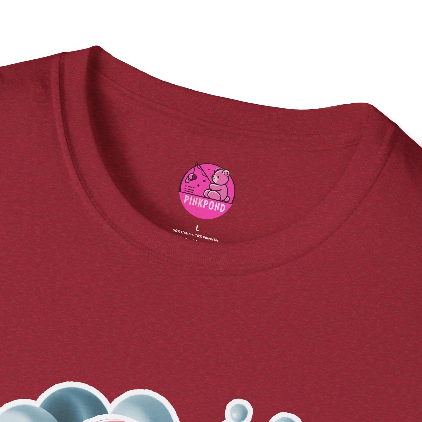 Carrie the Carp T-Shirt - a splash of fishy fun - Unisex Softstyle Tee with 3D Design