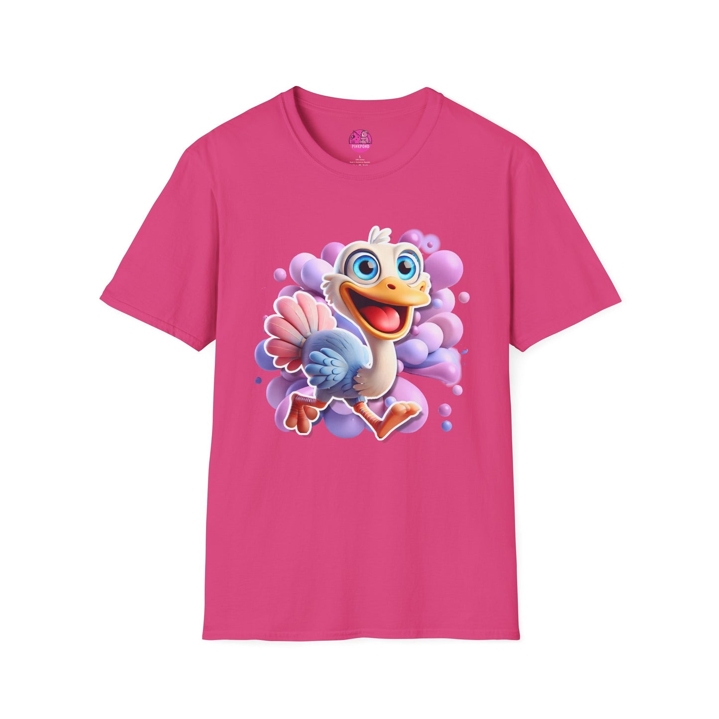 Osma the Ostrich T-Shirt – Speed, Smiles, and Sass!! - Unisex Softstyle Tee