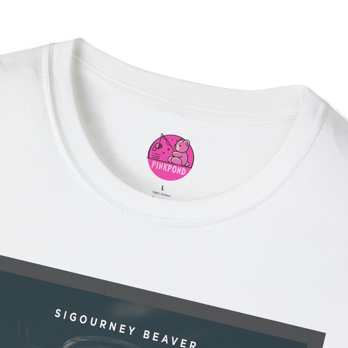 Retro Noir Alien Parody Sci-Fi T-Shirt Featuring Sigourney Beaver