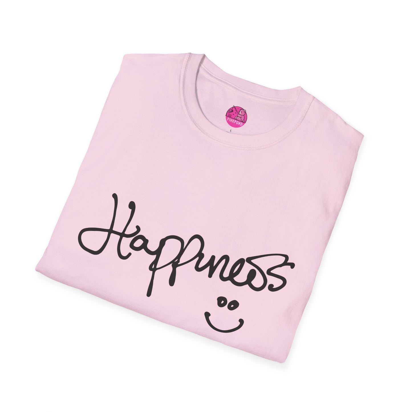 Happiness - Minimalist Positive Vibes T-Shirt