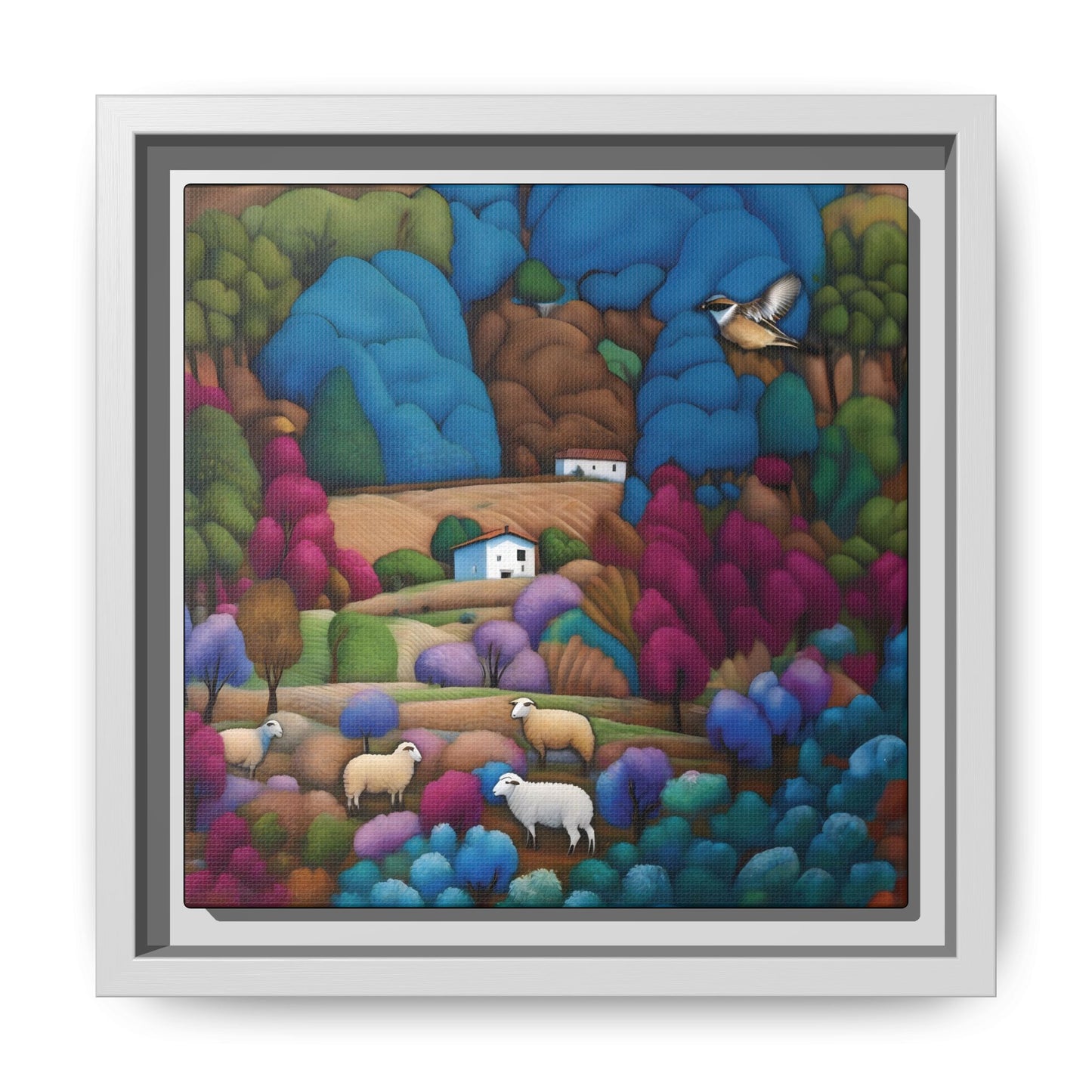 The Painted Valley Canvas Print by Andrew McCarter