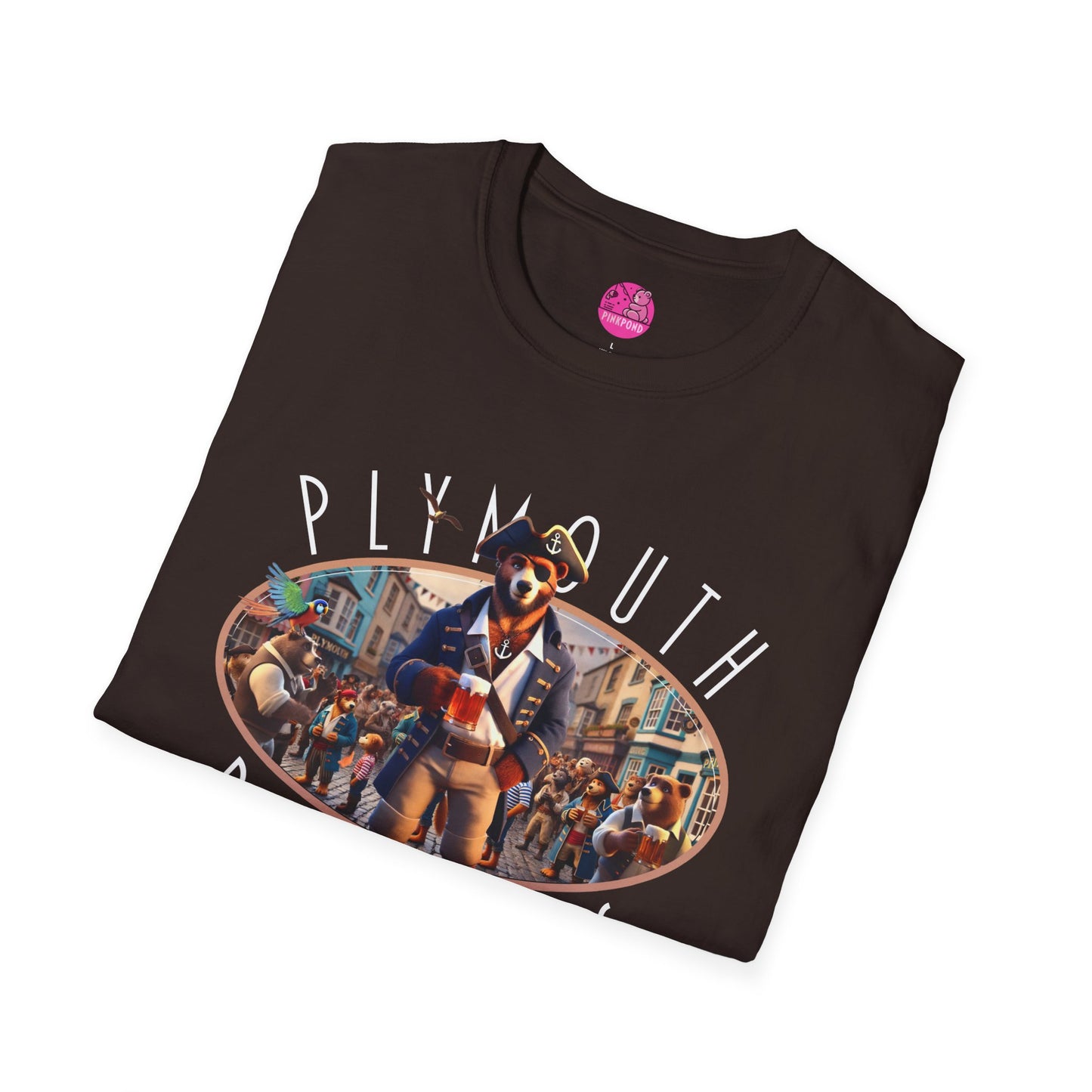 Plymouth Pirates Bear T-Shirt