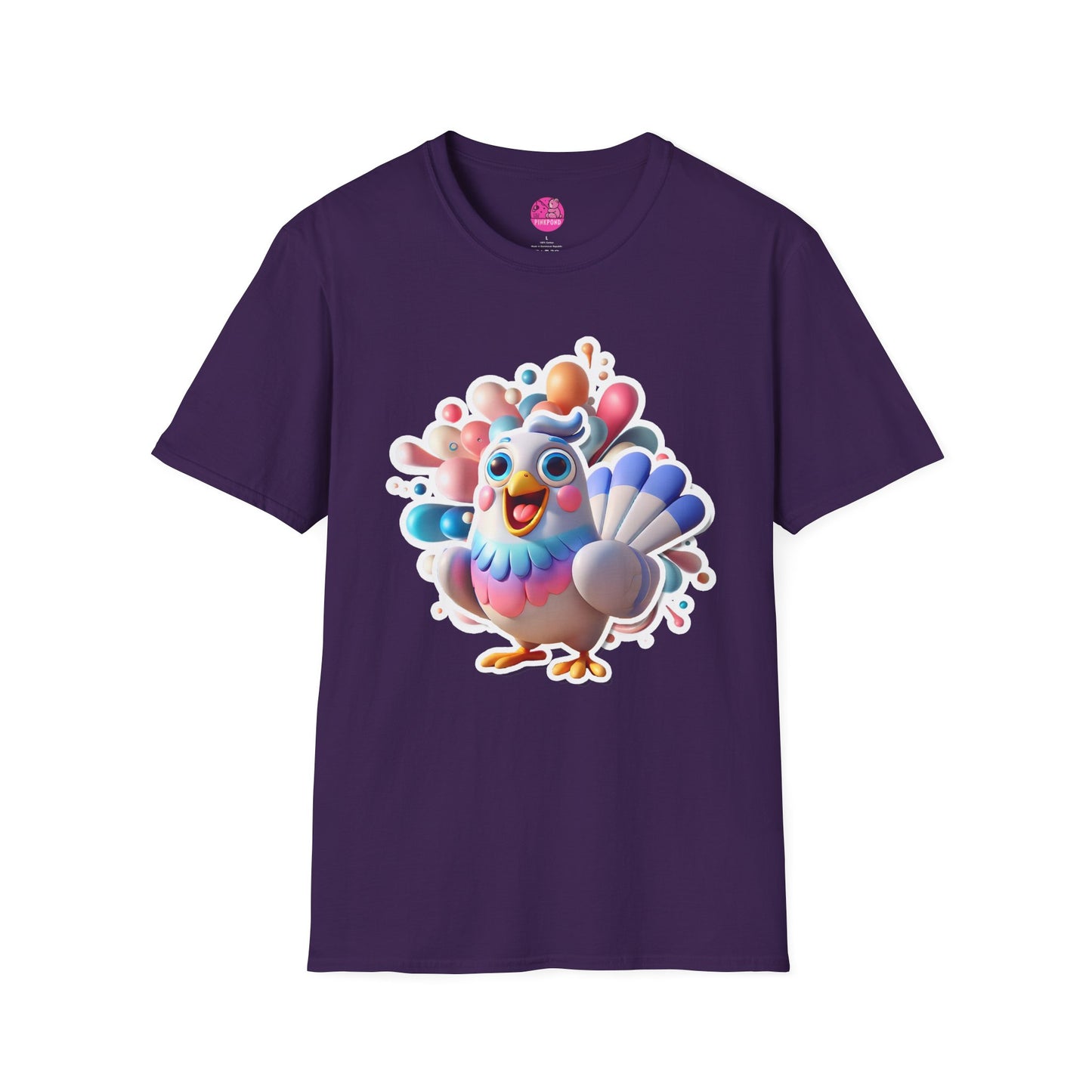 Simon the Pigeon T-Shirt – The Feathered Friend You Need - Unisex Softstyle Tee