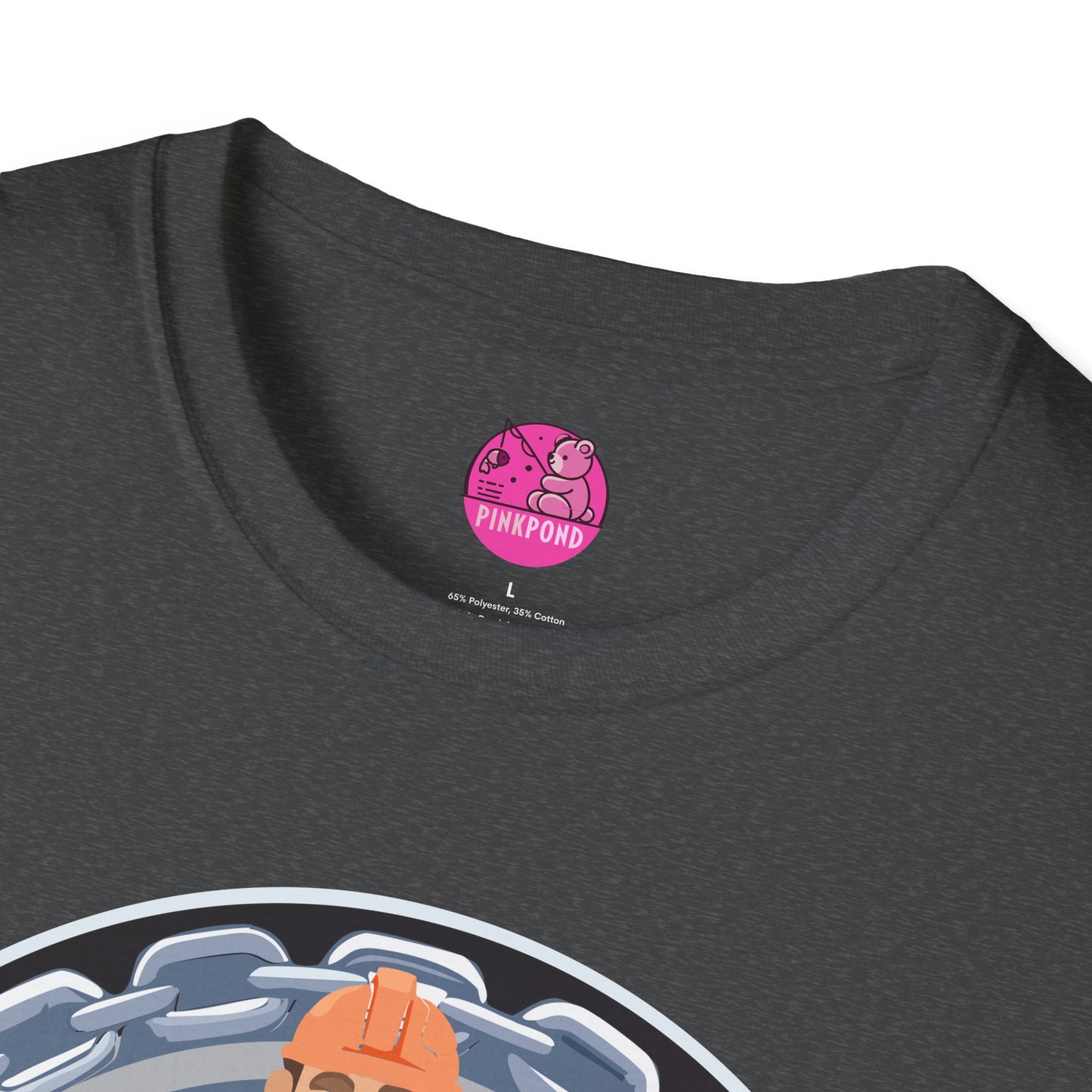 Construction Worker Bear  Graphic T-Shirt