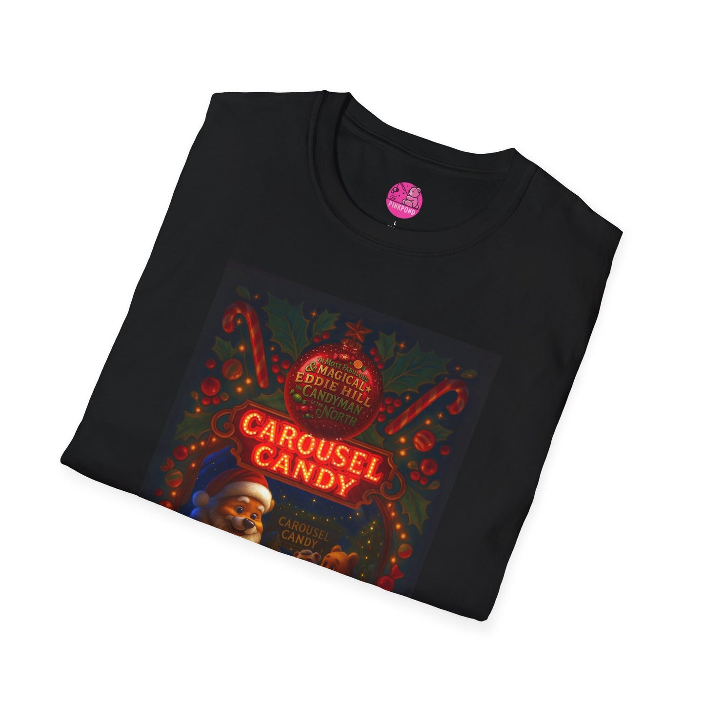 Carousel Candy Christmas T-Shirt — Eddie Hill, The Candyman of the North