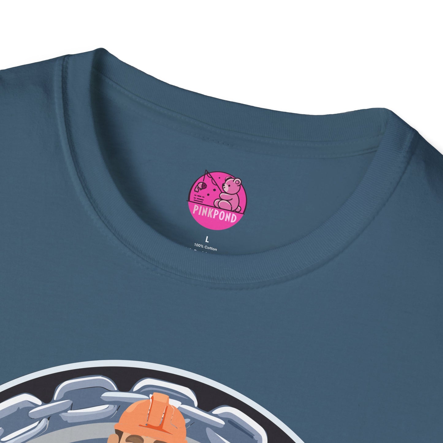 Construction Worker Bear  Graphic T-Shirt