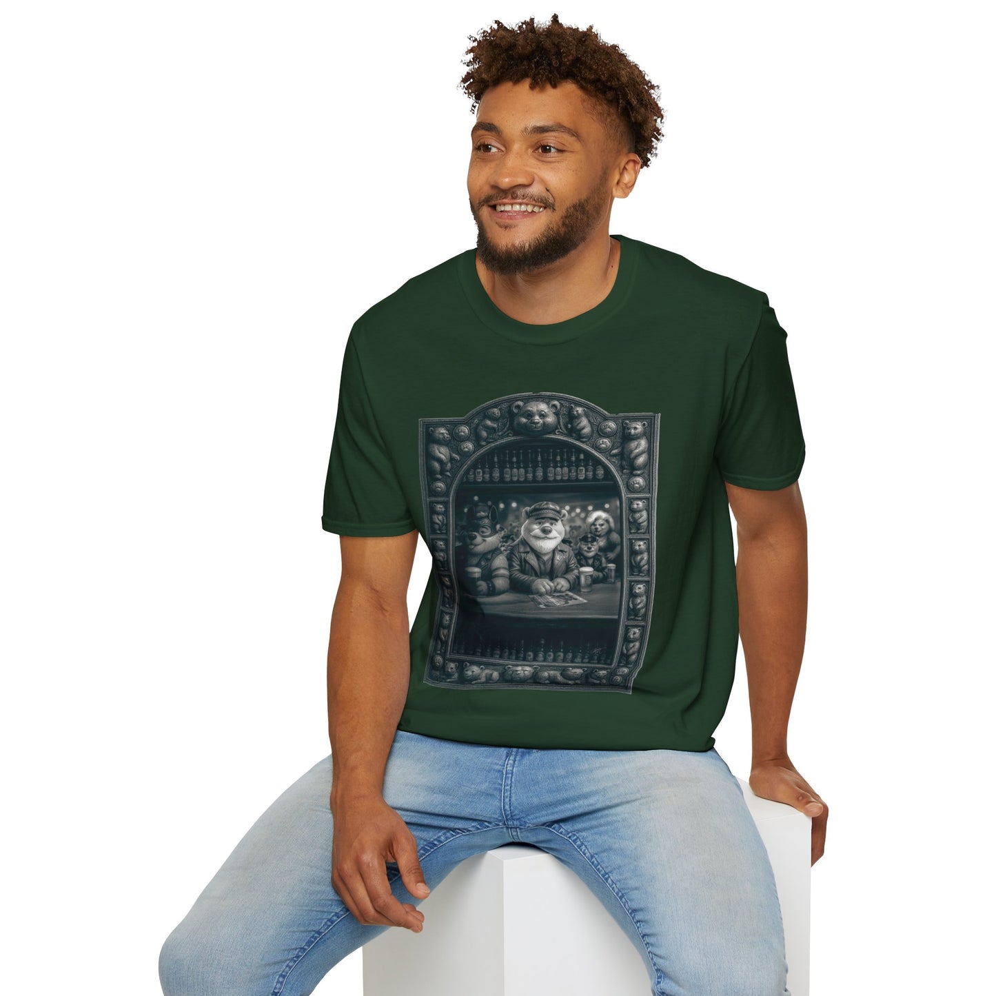 Bear Bar Mirror T-Shirt