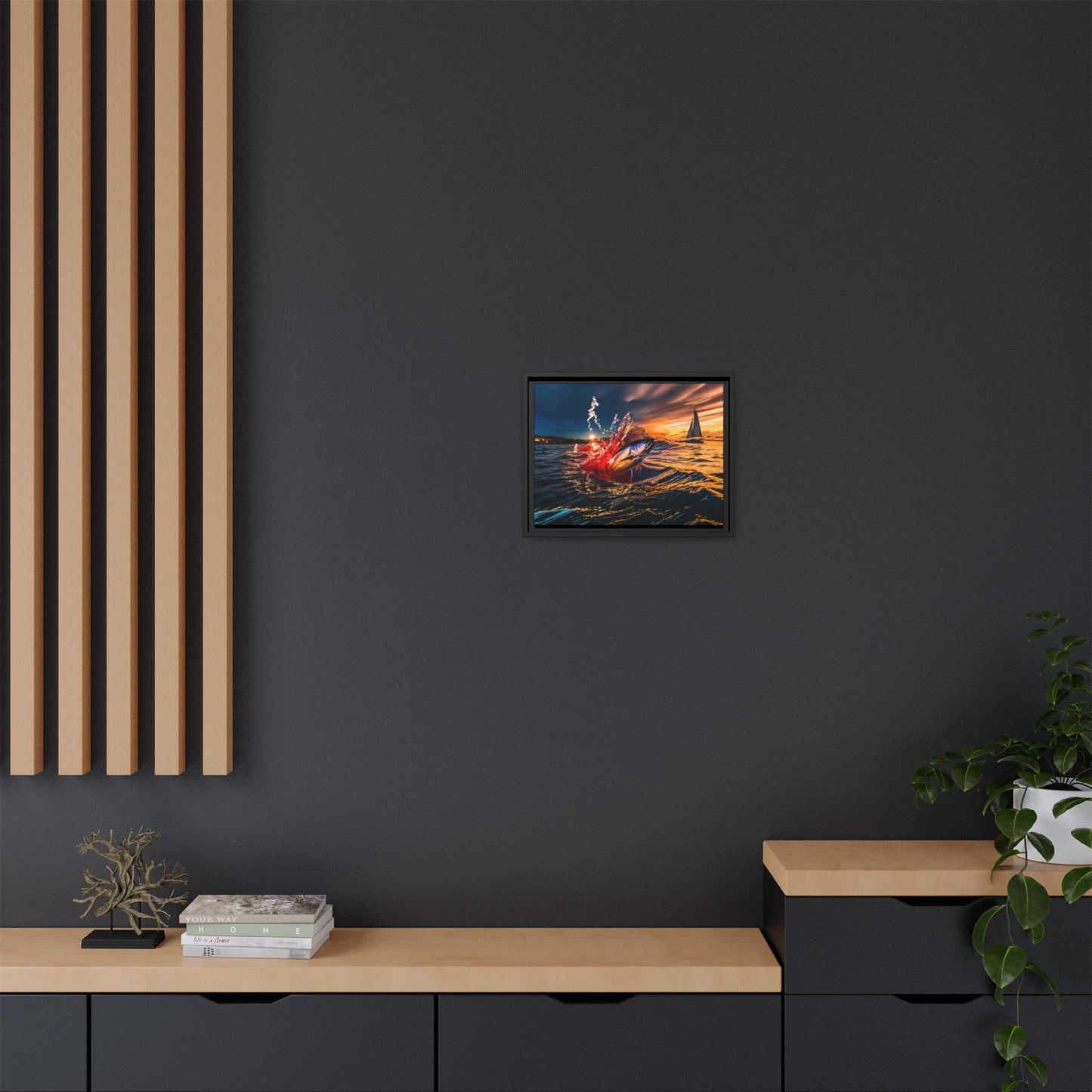 "The Leap" by Andrew McCarter - Ocean Canvas Art.