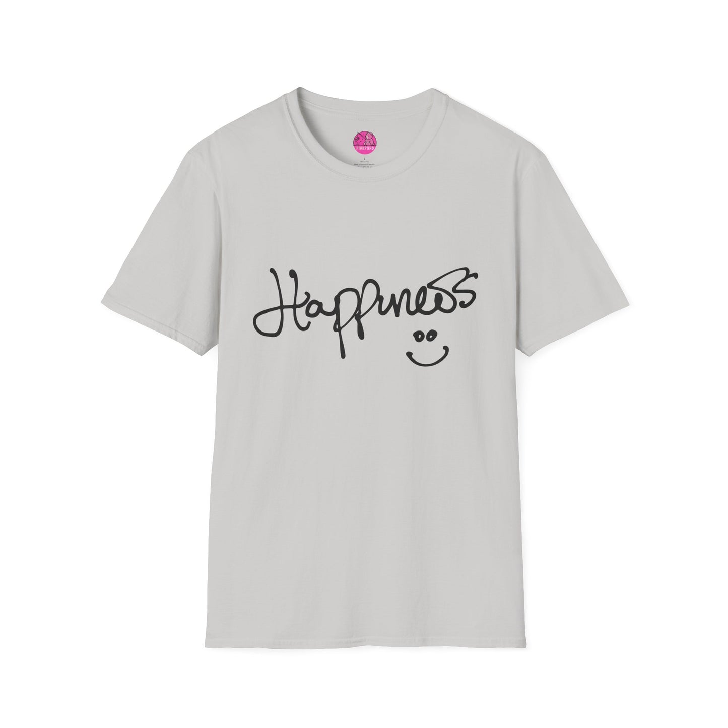 Happiness - Minimalist Positive Vibes T-Shirt