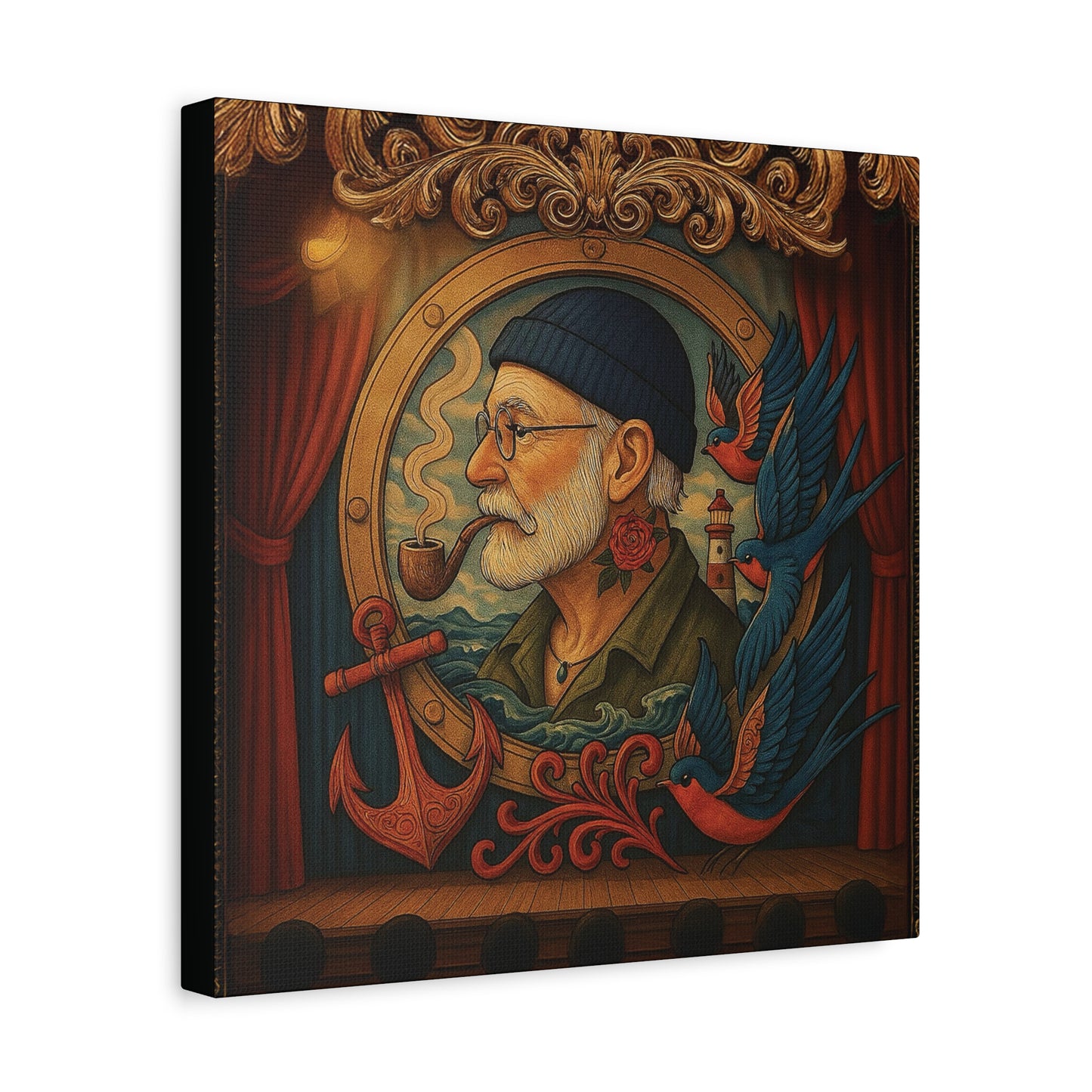 Canvas Wall Art - The Old Sailor’s Portrait