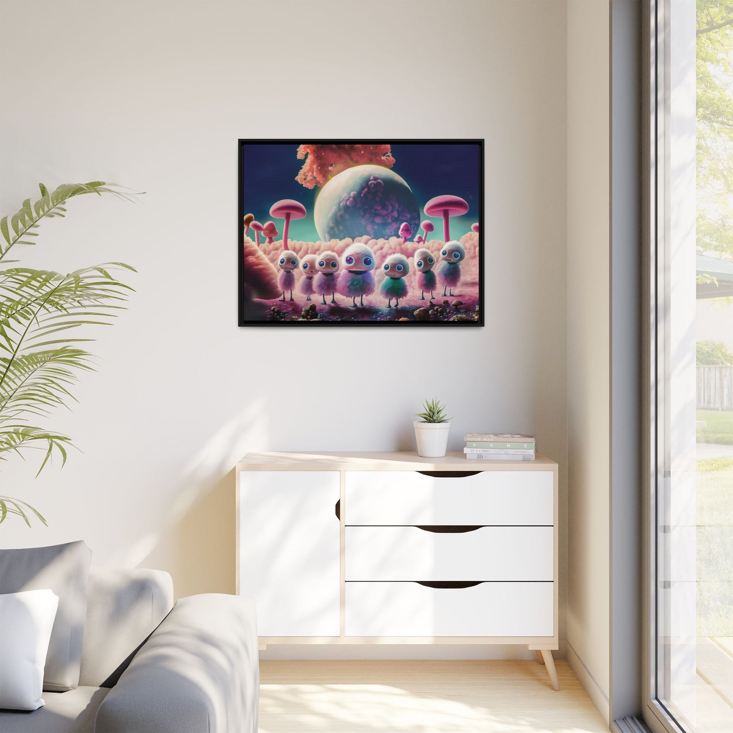 “"Keep smiling," whispered Axlar. "We can eat them later." – Fine Art Canvas Print By Andrew McCarter